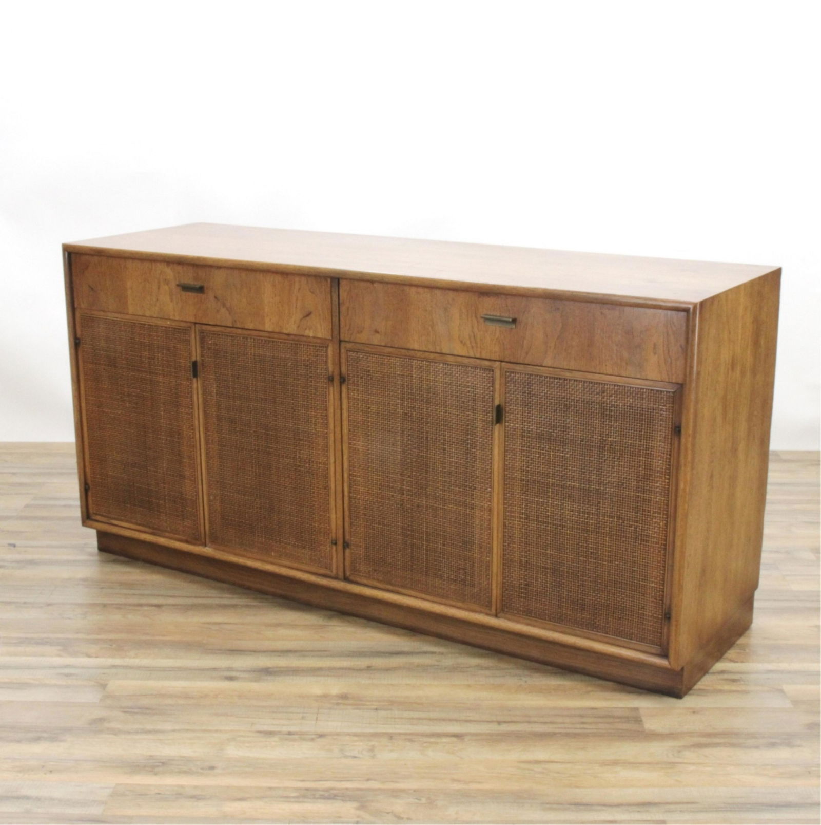 Jack Cartwright for Founders Credenza: Jack Cartwright for Founders Credenza with Cane Doors (LEMI405)(SCL) Property from an Interior Designer, Northwest CT 60 w by 30 h by 19 d