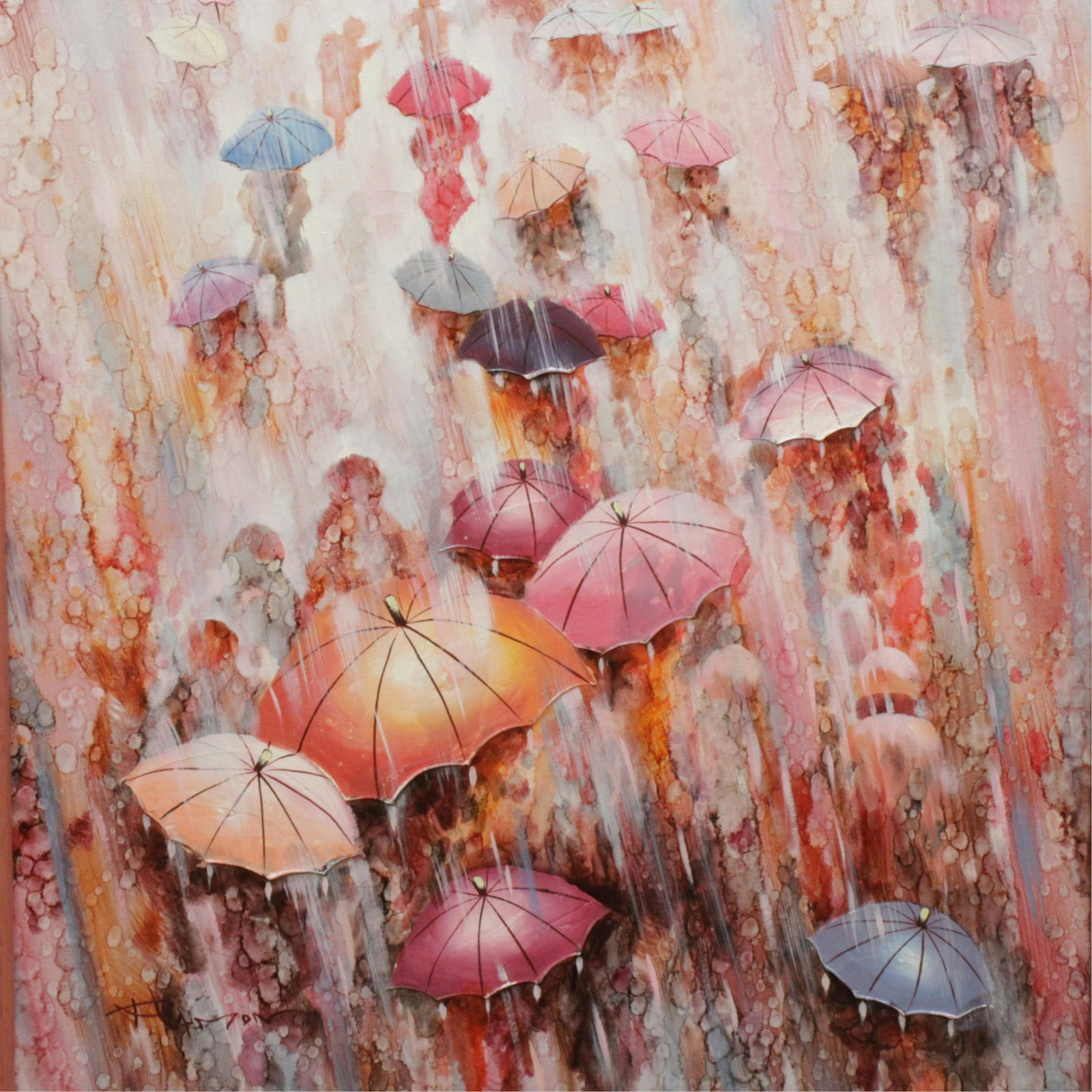 Debra Jacobson - Umbrellas, Rain O/C (1 of 6)