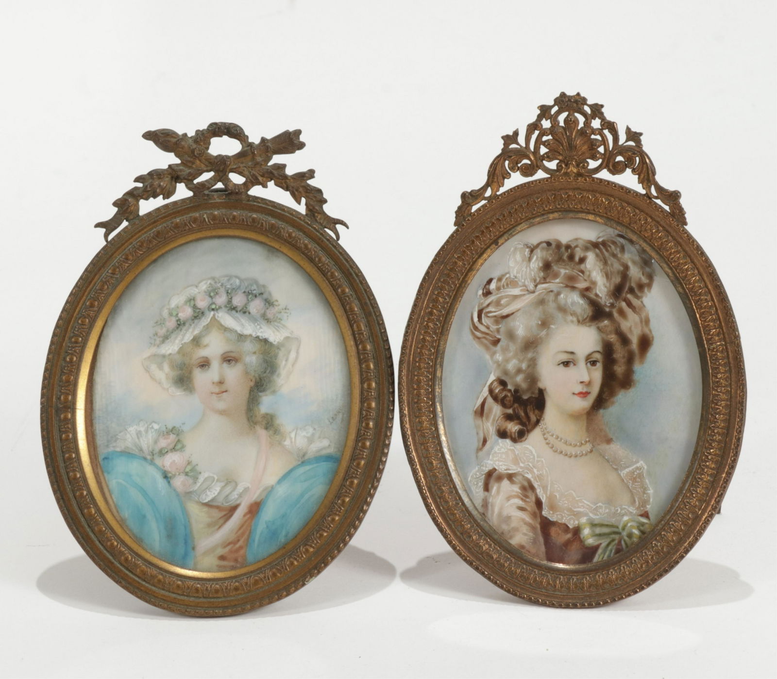 Two Miniature Paintings of Ladies (1 of 7)