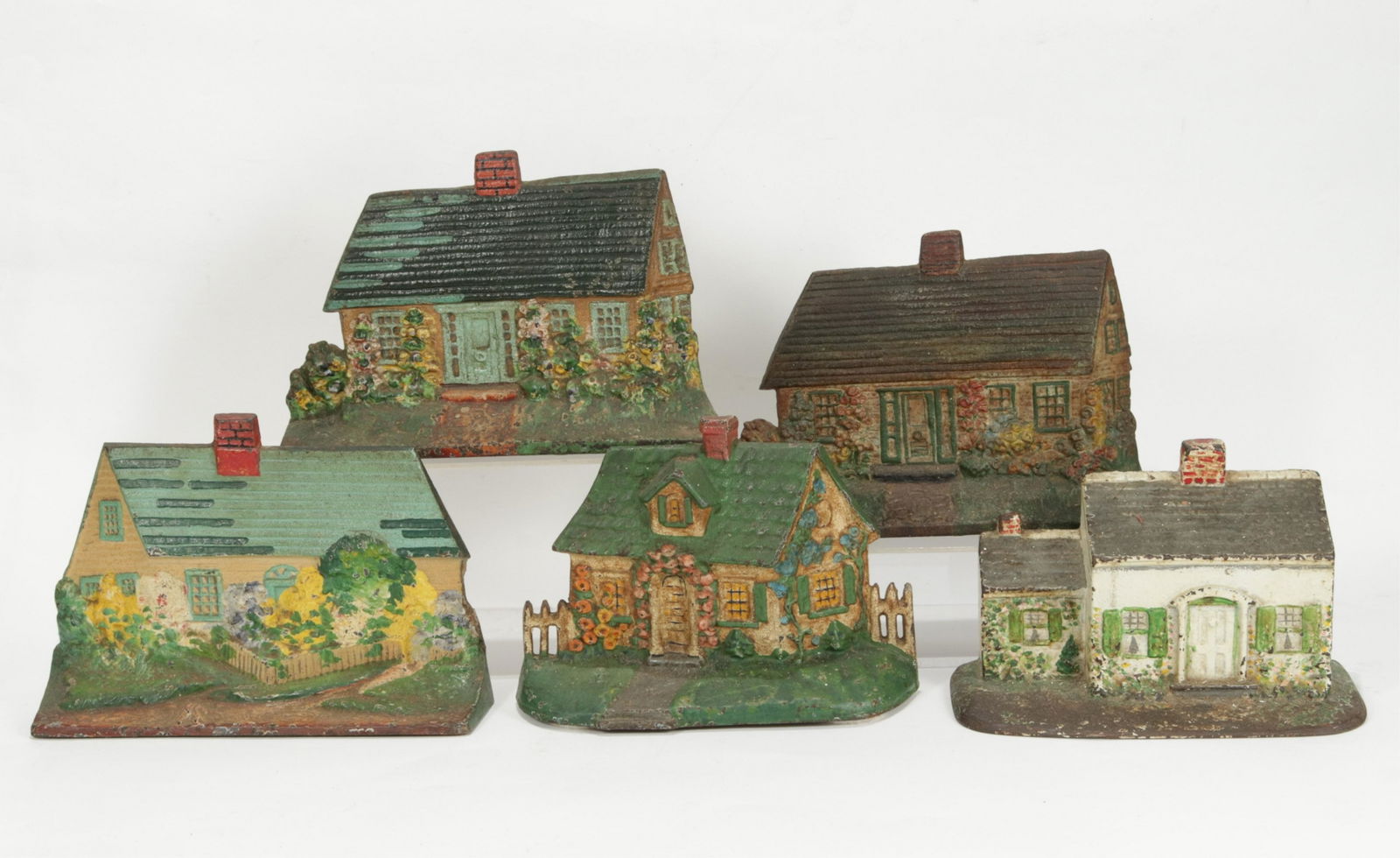 5 Cast Iron Doorstop,Eastern - Hubley - Richardson (1 of 5)