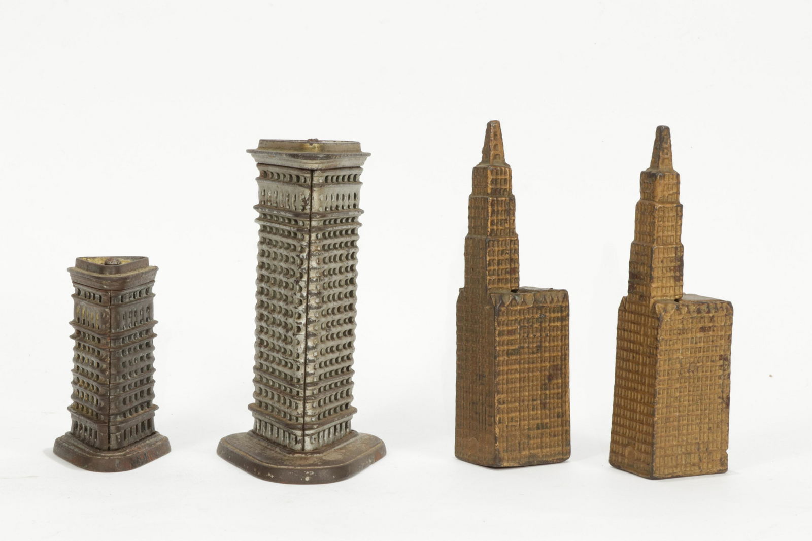 NYC Skyscraper Cast Iron Still Banks (1 of 4)