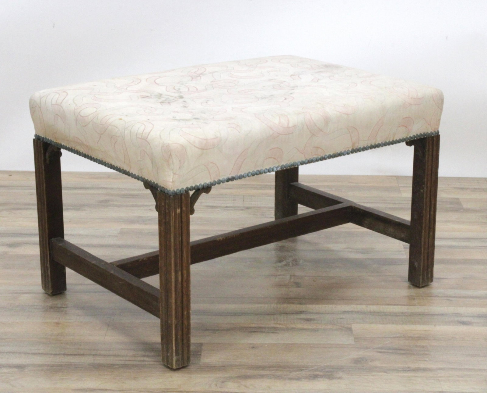 George III Style Mahogany Bench (1 of 8)