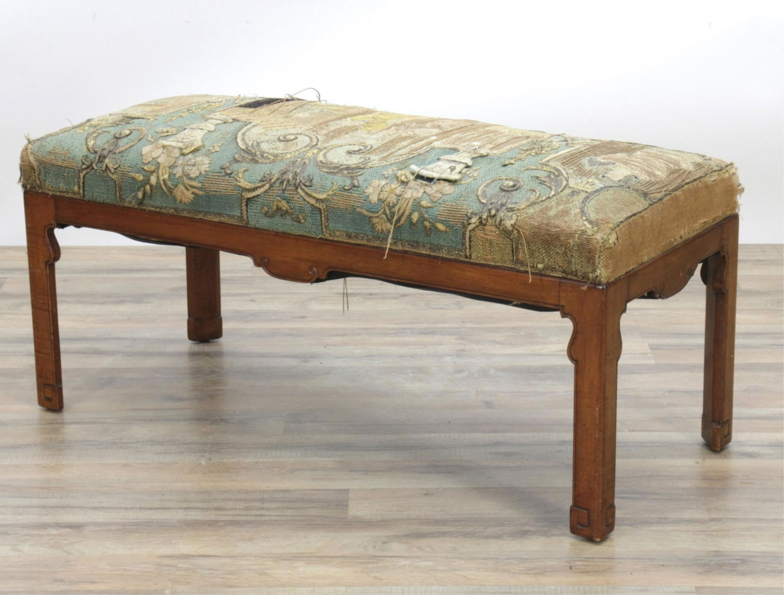 Georgian Style Mahogany Bench (1 of 10)