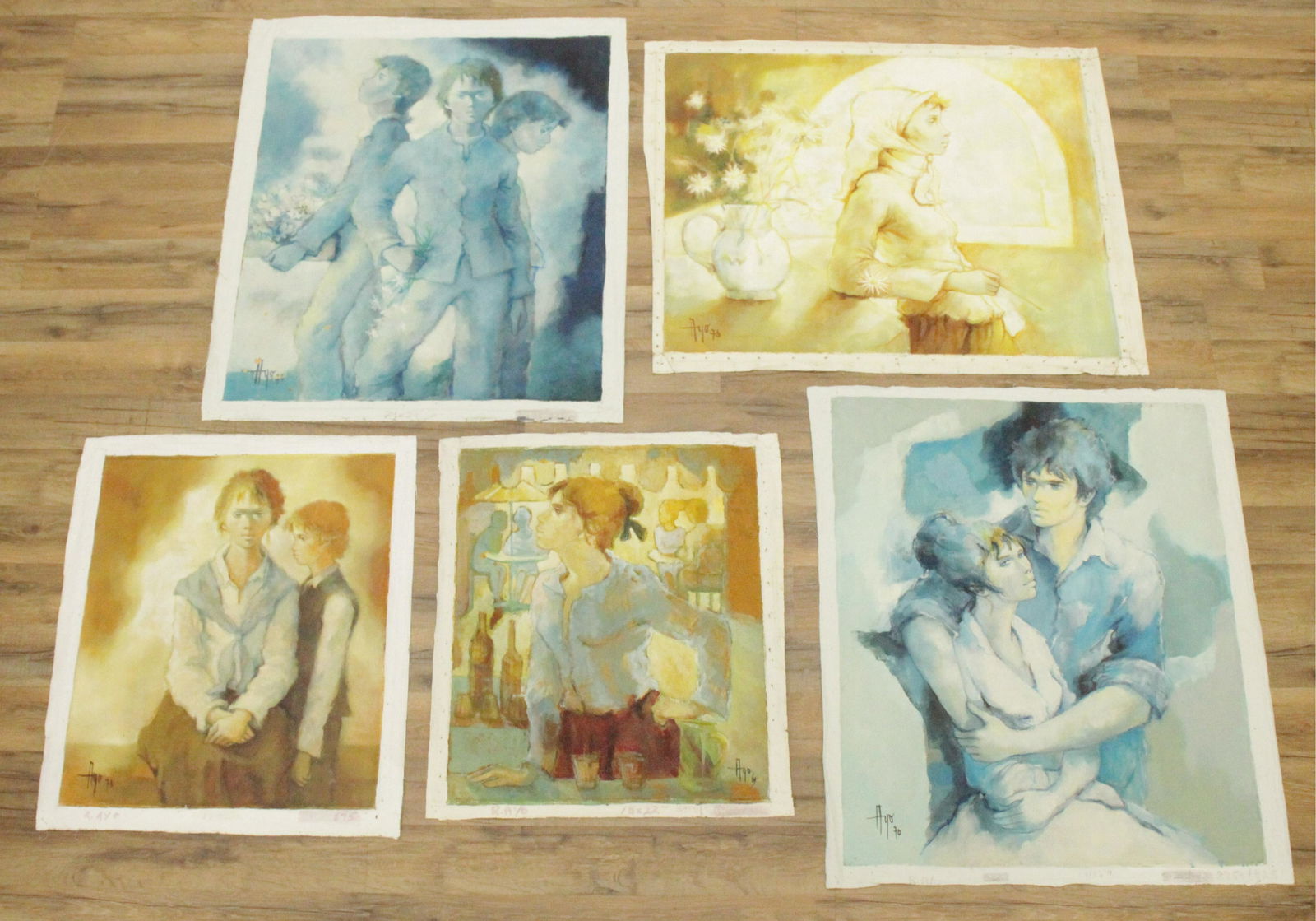 Robert Aillaud Ayo - Group of 5 Works (1 of 6)