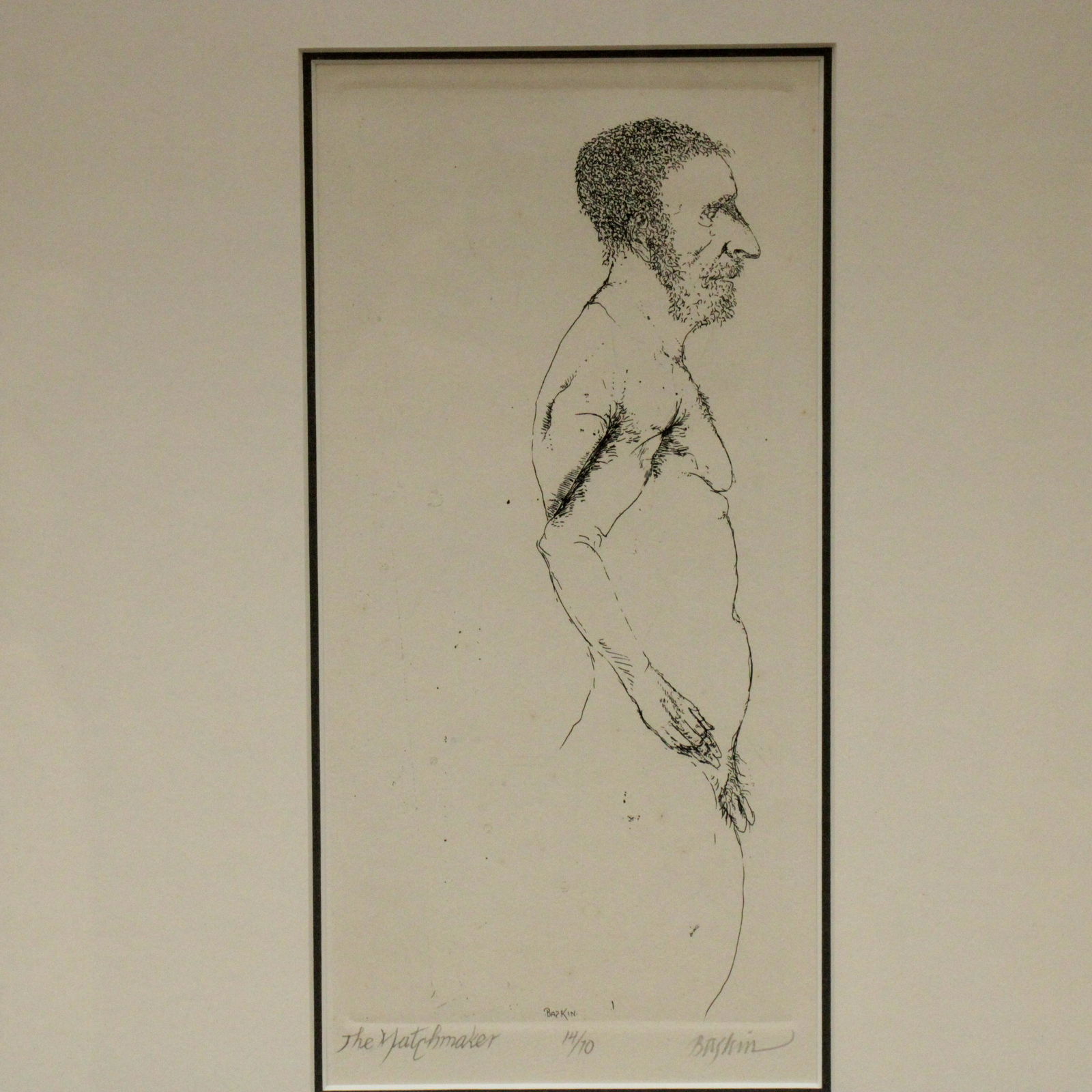 Leonard Baskin 1922-2000 The Matchmaker 14/70 Engr (1 of 6)