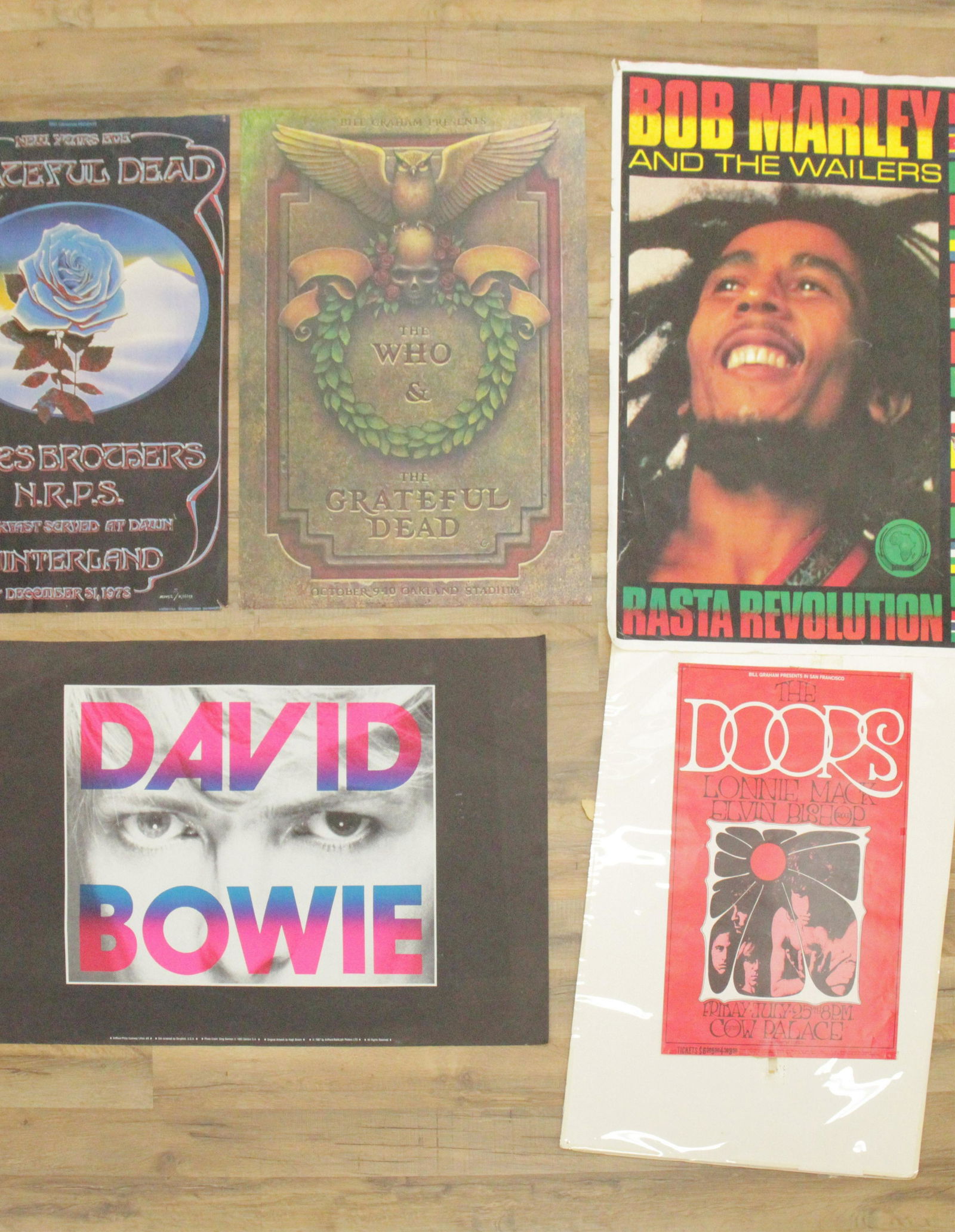 Vintage Rock/Reggae Concert Posters (1 of 5)