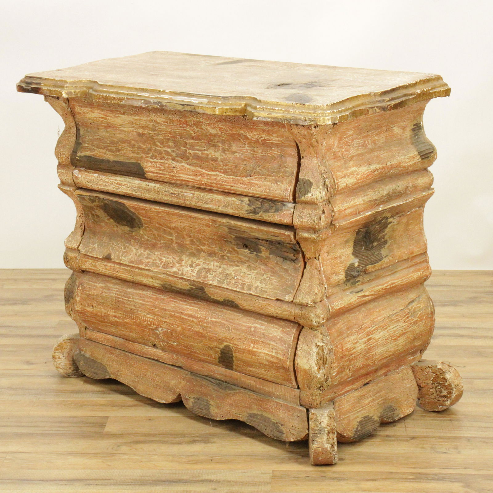 Rococo Style Parcel-Gilt Painted Commode (1 of 7)