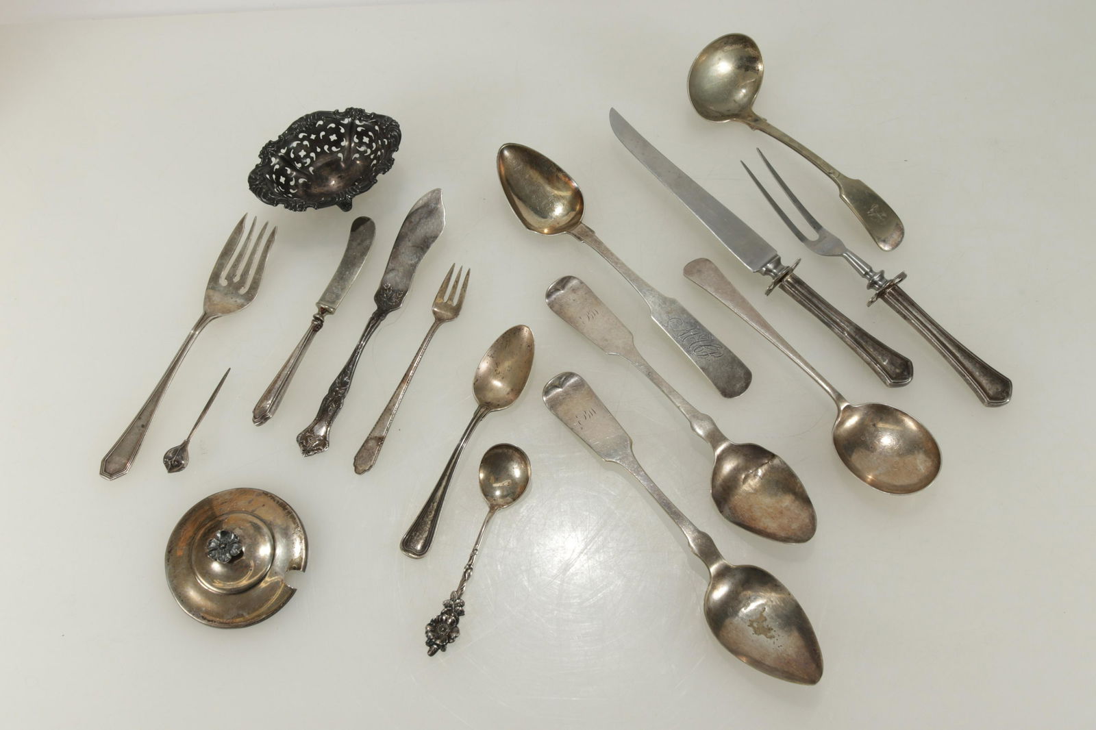 Miscellaneous Sterling, Coin, Silverplate (1 of 4)