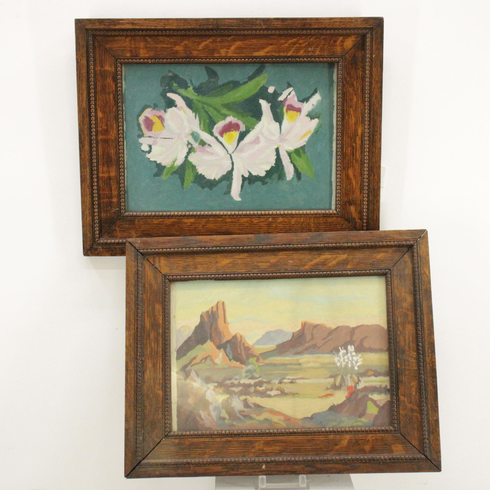 2 O/C - Desert Landscape & Lilies (1 of 3)