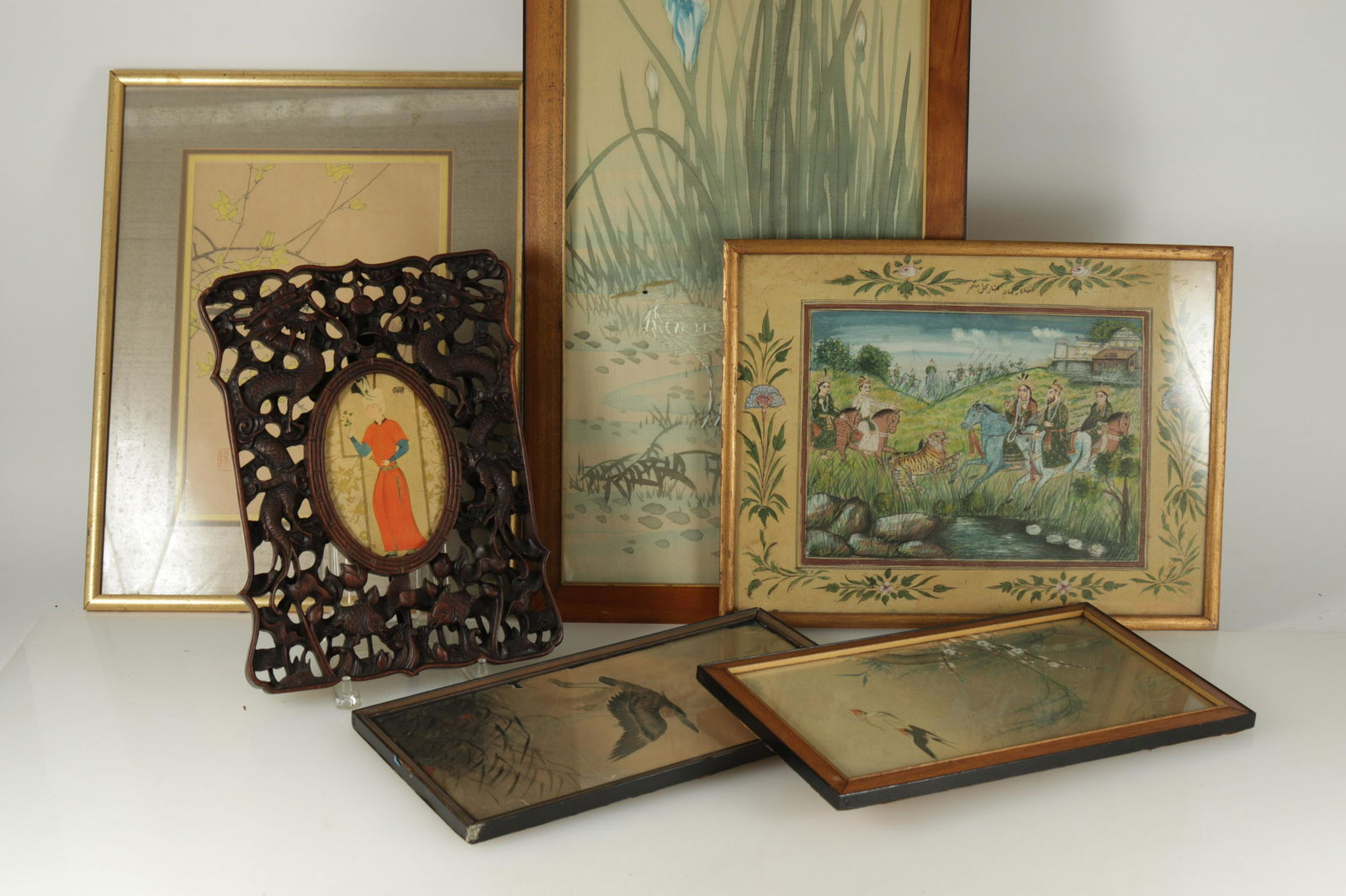 Group of Japanese & Indian Prints & W/C (1 of 7)