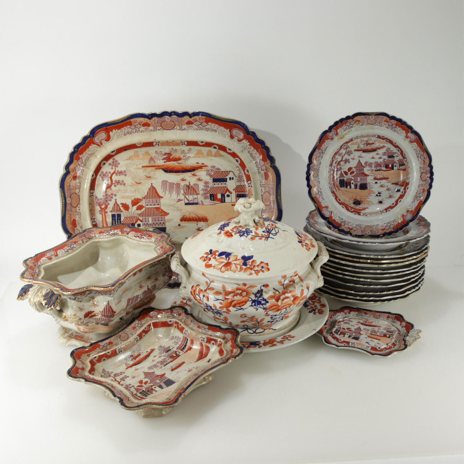 Group Mason's Real Ironstone Dinnerware (1 of 4)