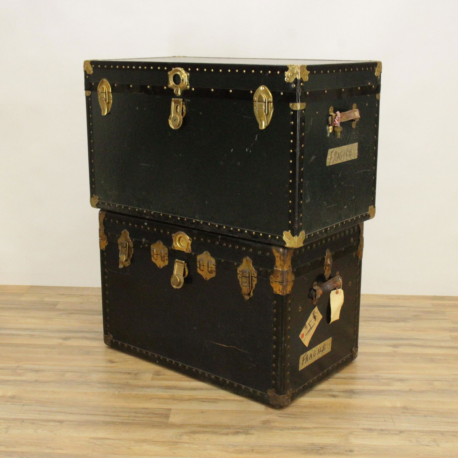 Two Vintage Steamer/Shipping Trunks (1 of 7)