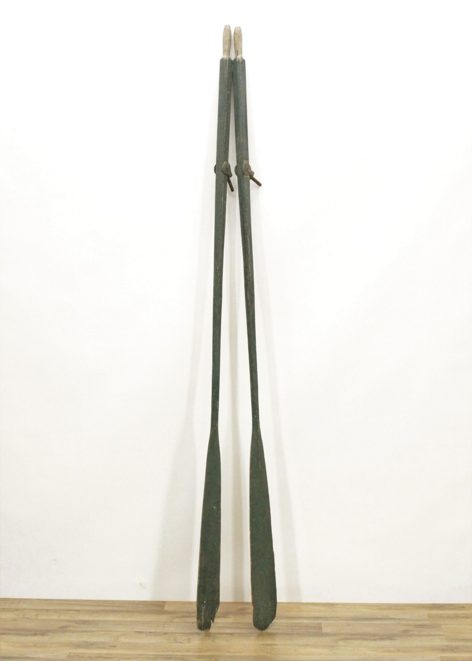 Pair Vintage Rowing Oars (1 of 3)