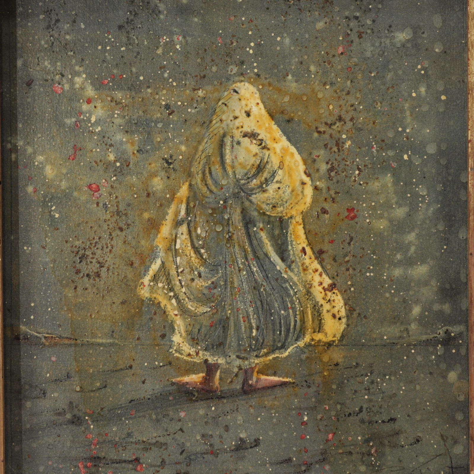 Figure in the Night, O/B, signed (1 of 3)