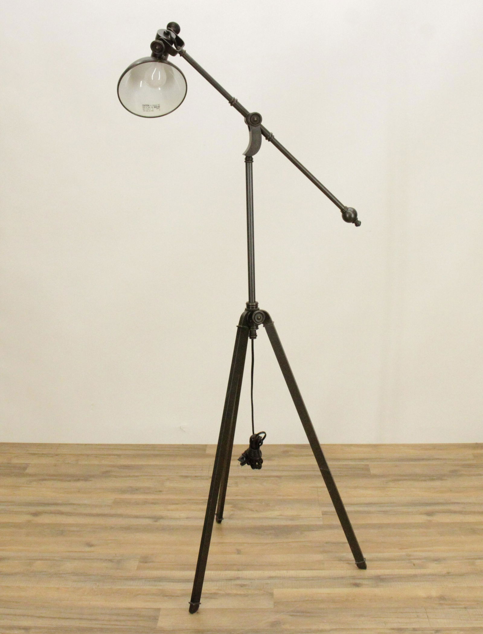 Contemporary Industrial Metal Reading Lamp (1 of 3)