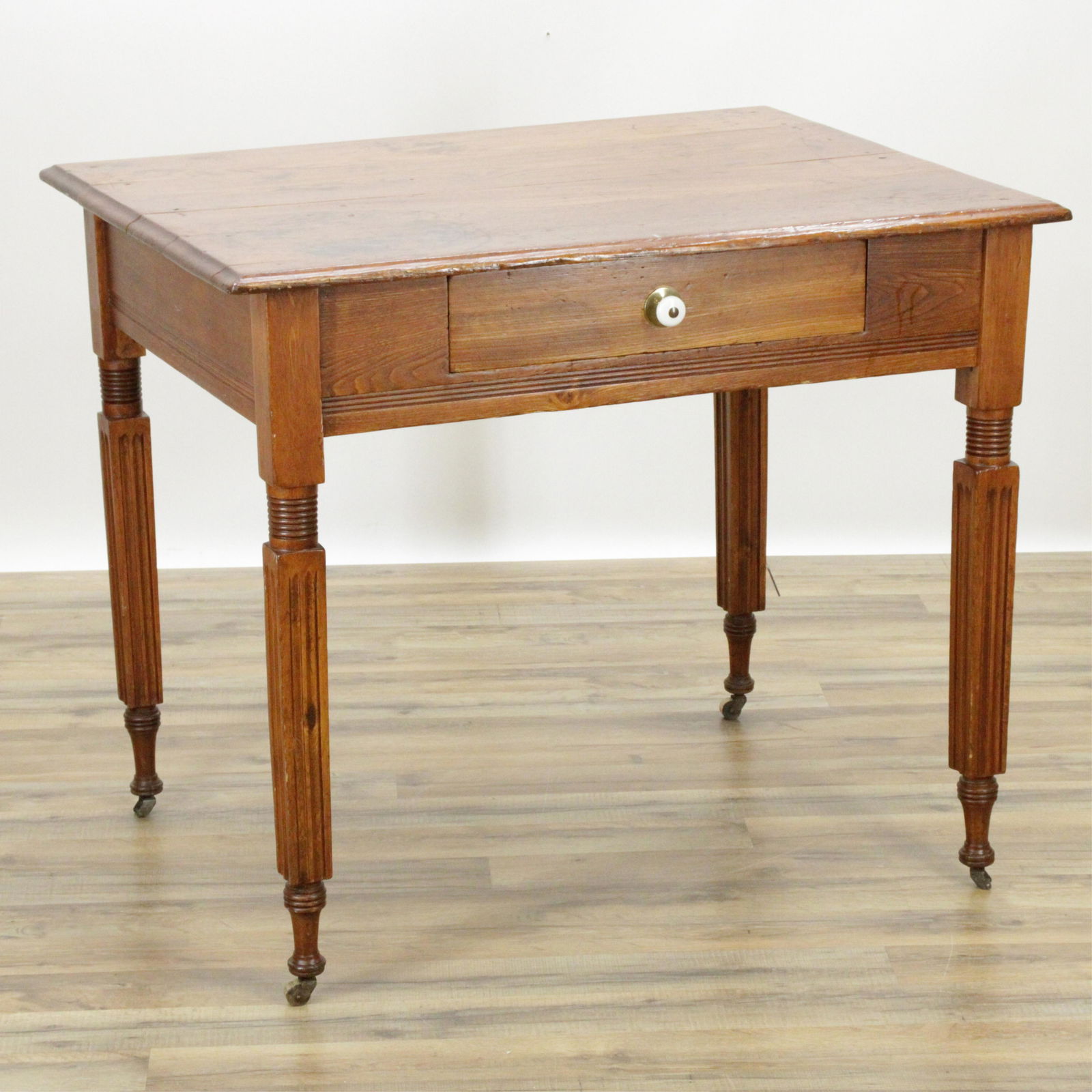 Victorian Oak Desk, Late 19th C. (1 of 13)