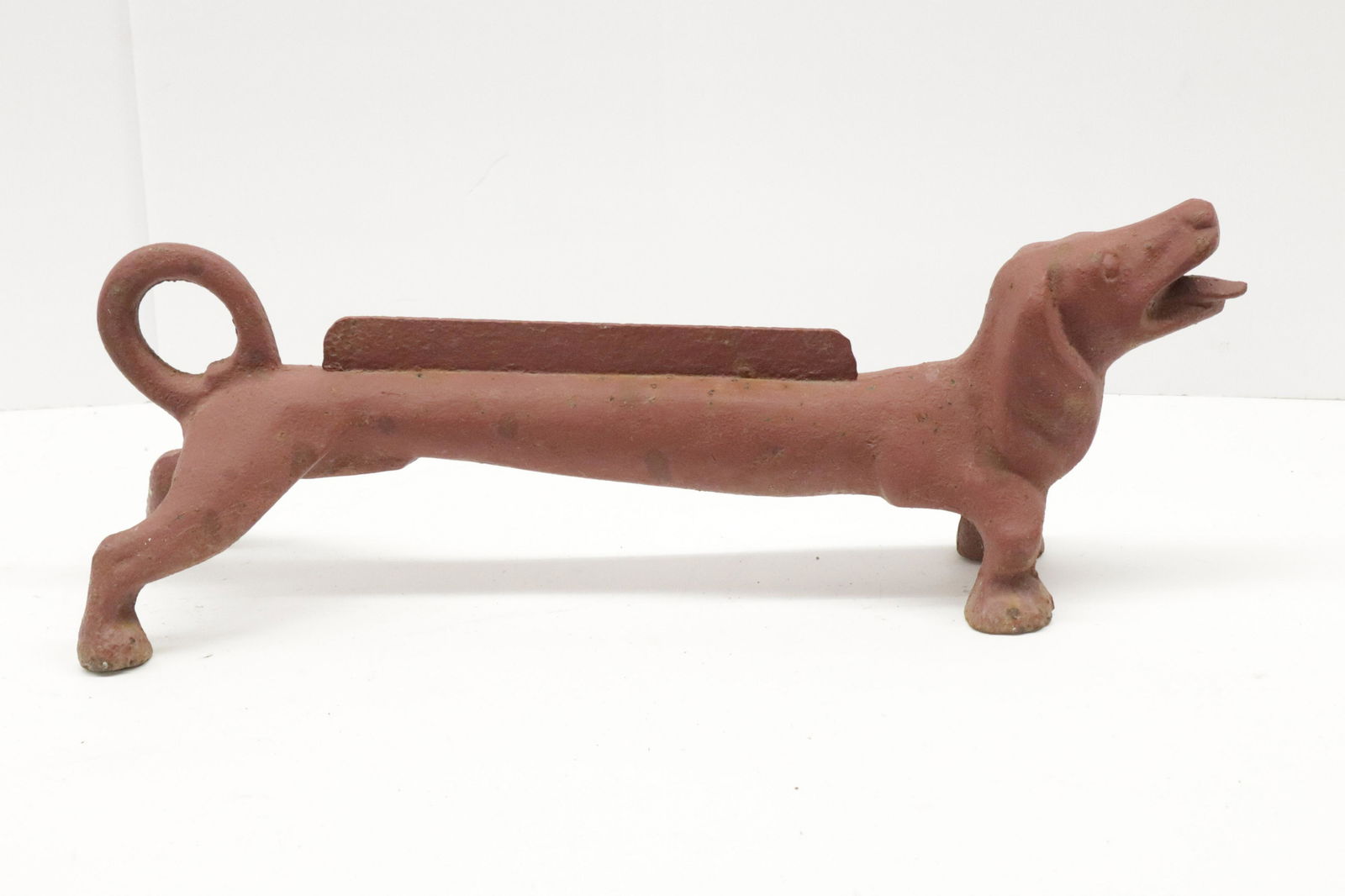 Vintage Cast Iron Dachshund Bootscrape (1 of 2)
