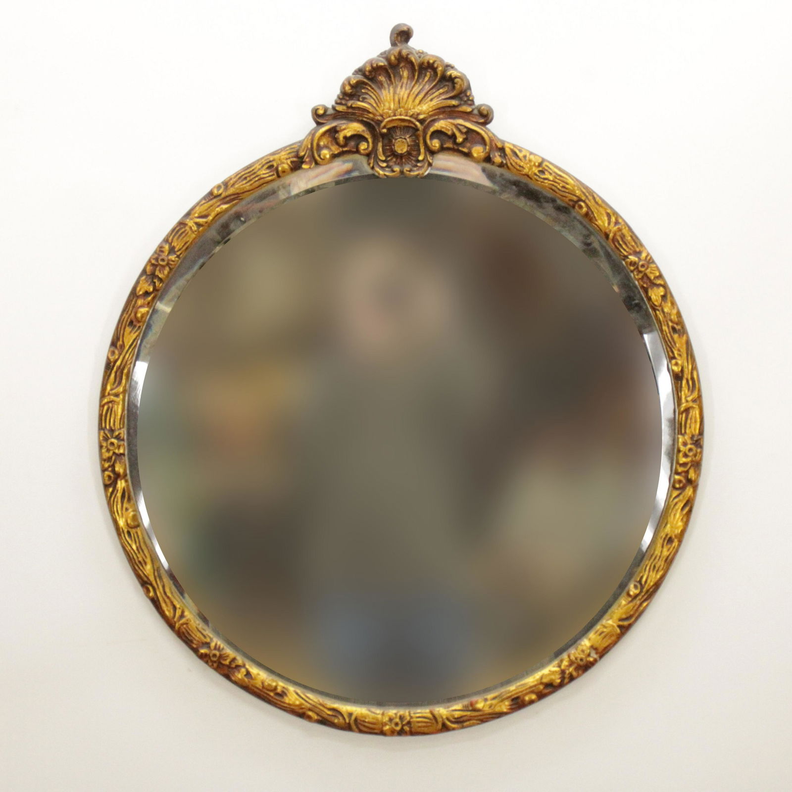 Classical Style Giltwood Composition Mirror (1 of 2)