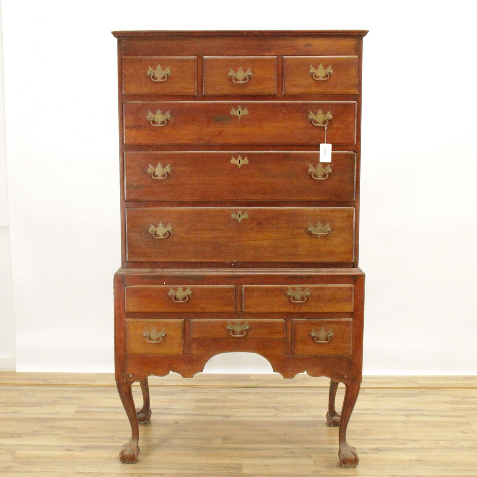 Chippendale Cherry Highboy, 18th C. (1 of 13)
