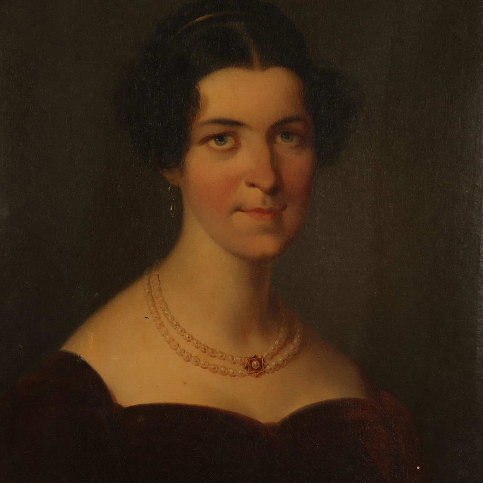 18th C. Portrait of a Lady , oil on canvas (1 of 9)