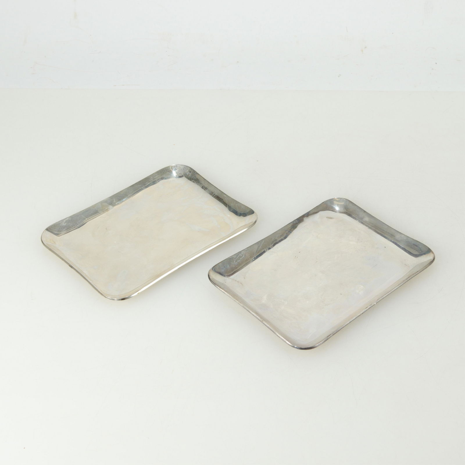 Pair of Sanborns Mexican Sterling Silver Trays (1 of 6)