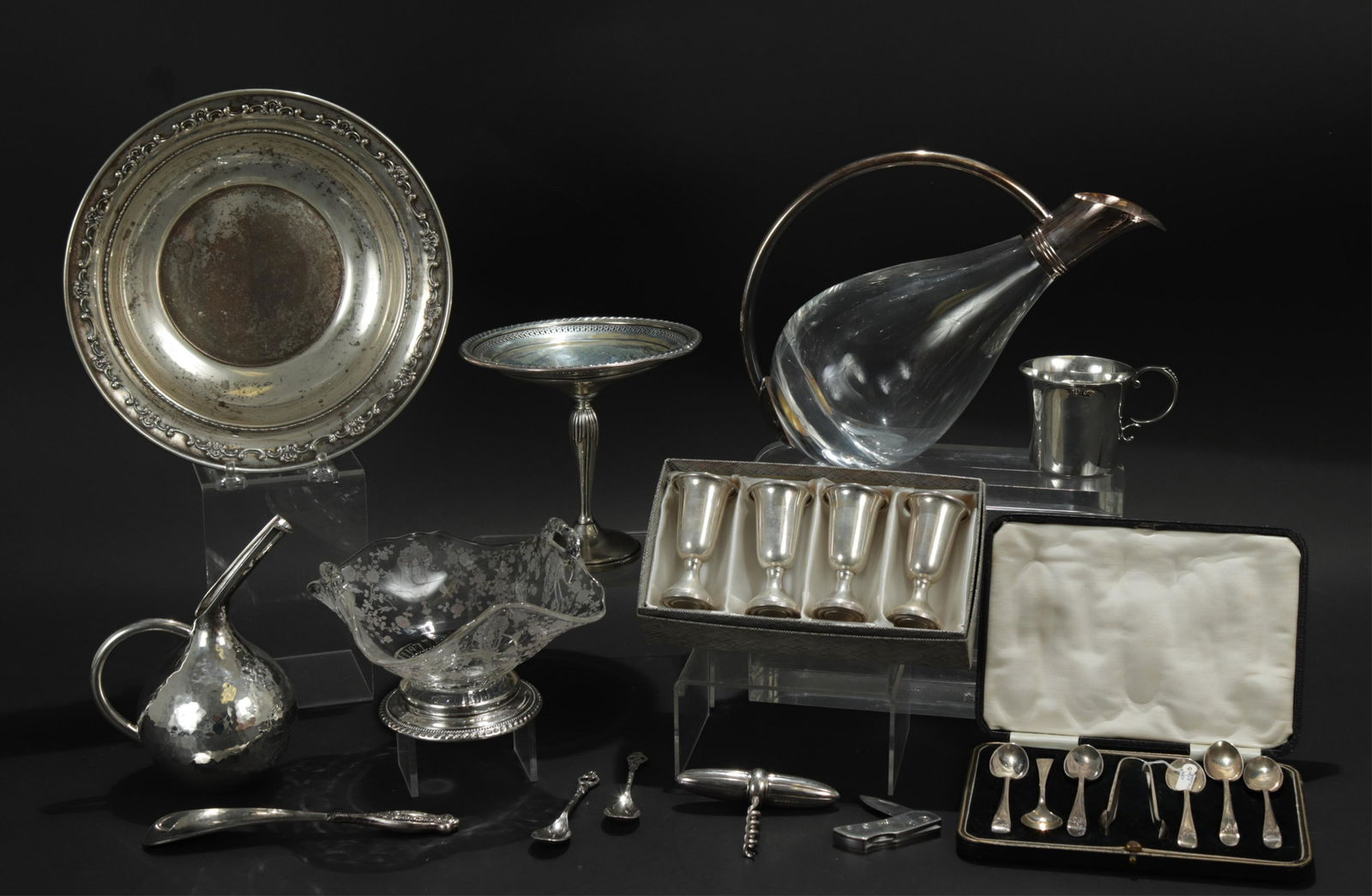 Group of Sterling Silver Utensils & Tableware (1 of 5)