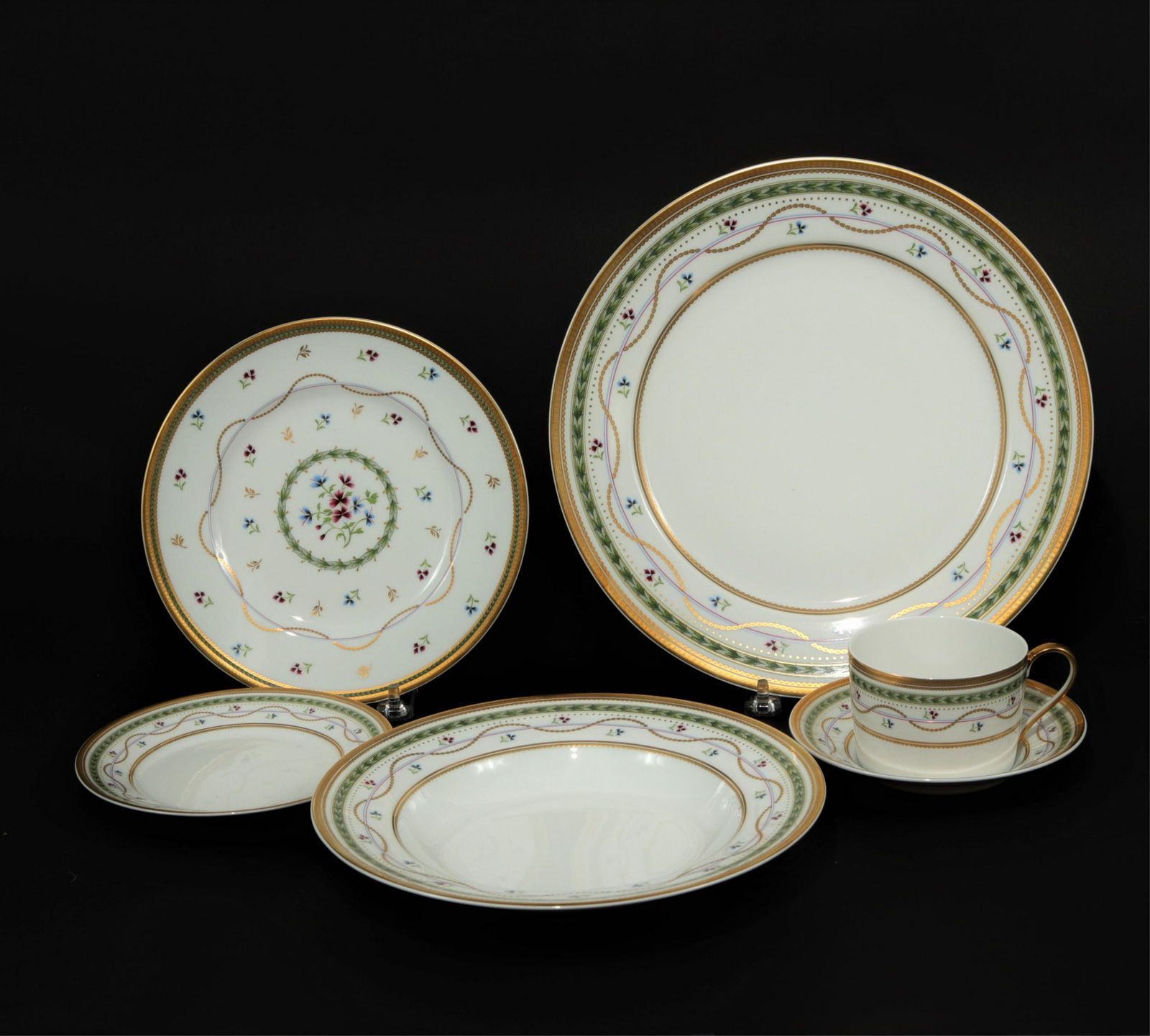 Limoges Faberge Porcelain Partial Dinner Service (1 of 10)