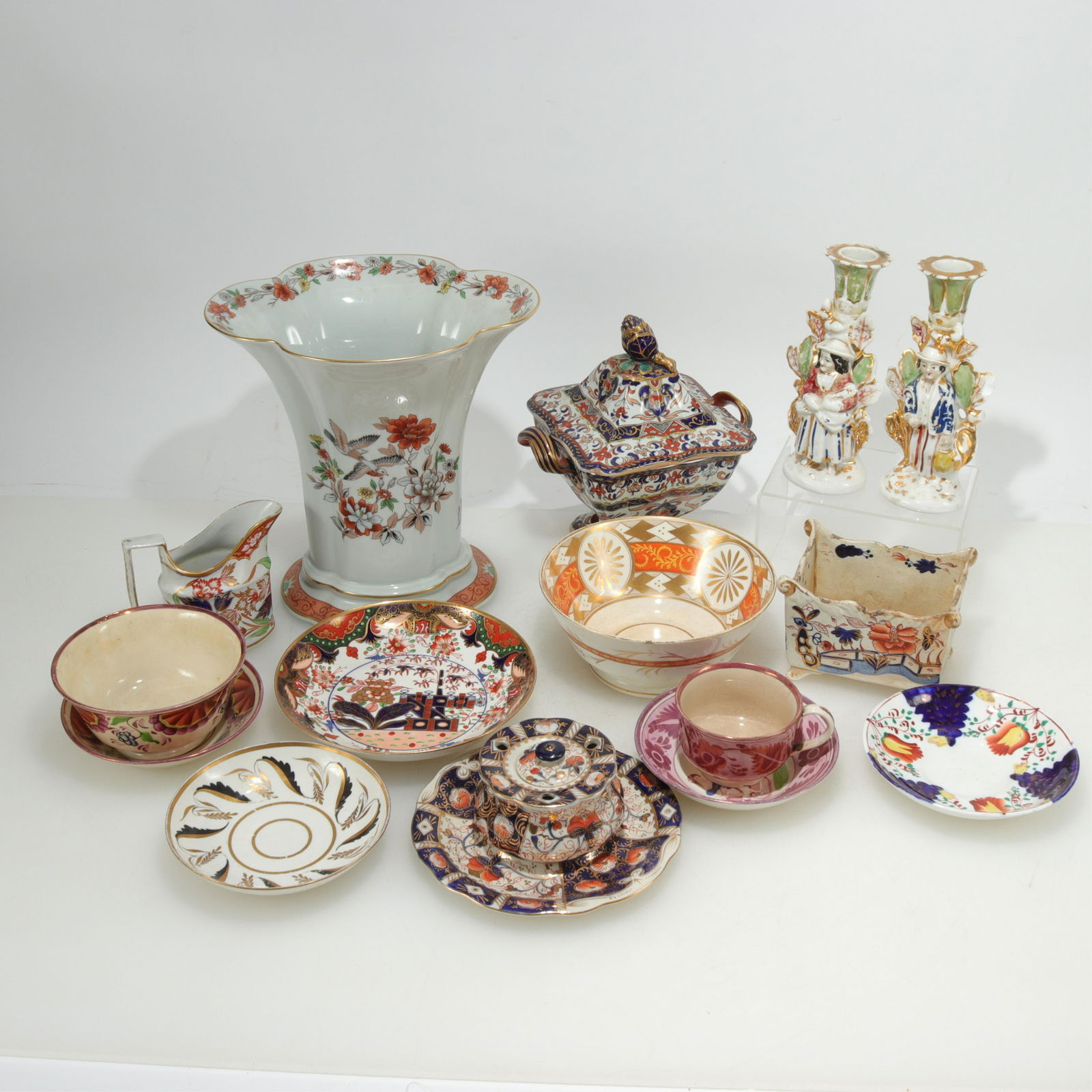 Group of English & Portuguese Porcelain (1 of 9)
