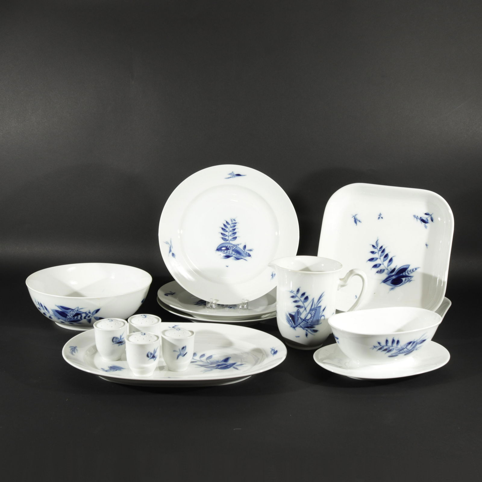 Royal Copenhagen Blue Floral Porcelains (1 of 6)