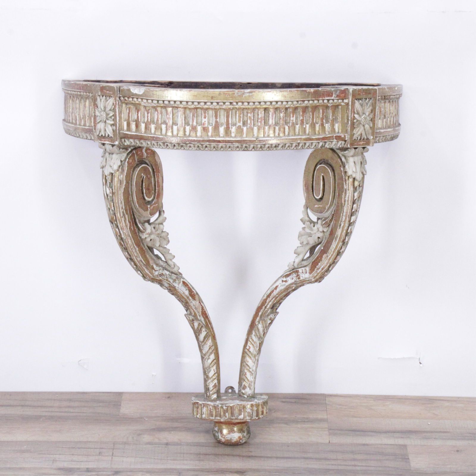 Louis XVI Giltwood Console, Late 18th C. (1 of 4)