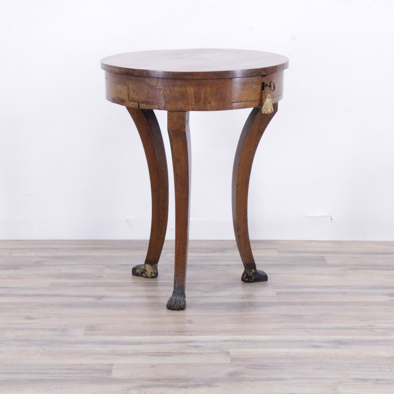 Biedermeier Fruitwood Side Table, Early 19th C. (1 of 20)