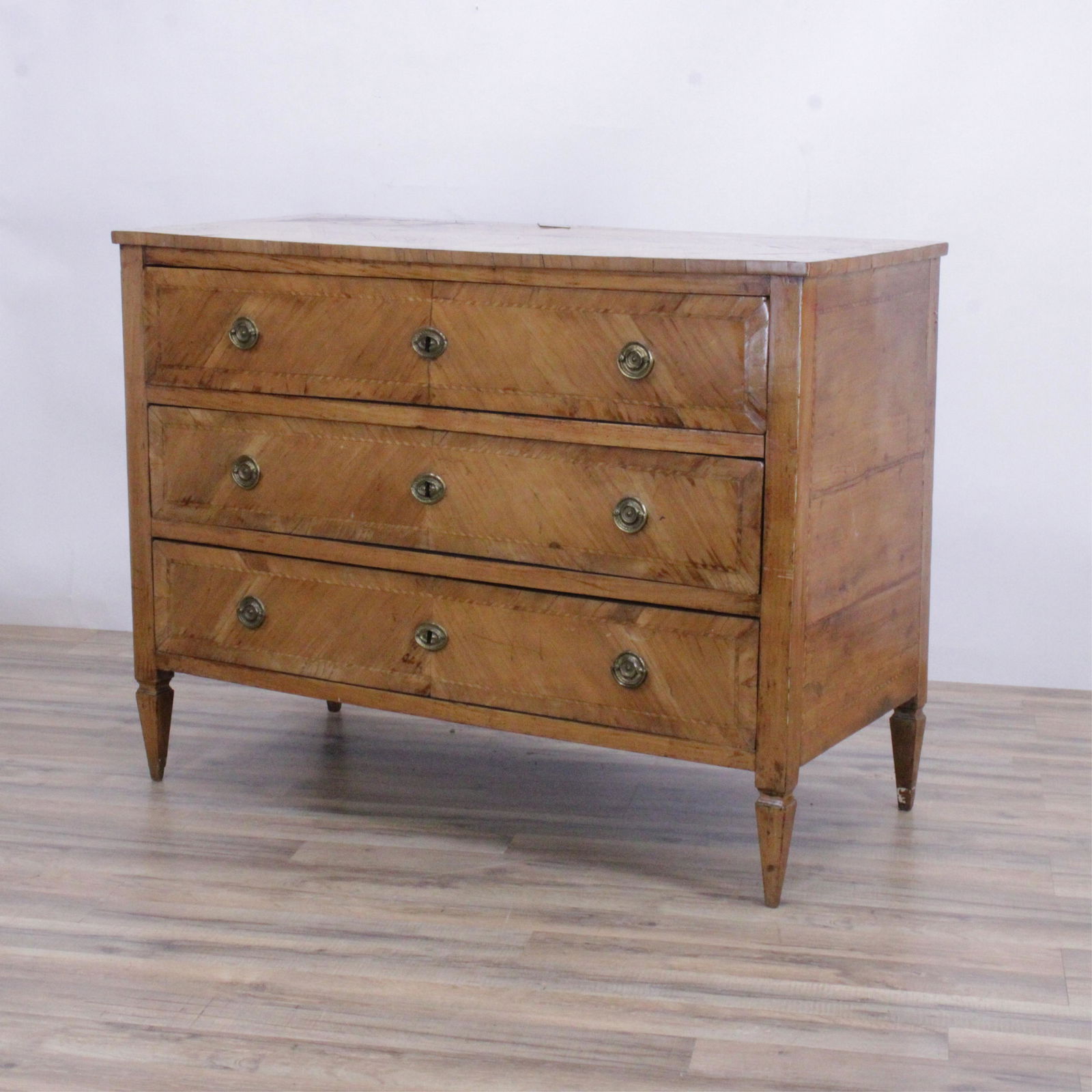 Italian Neo-Classical Inlaid Fruitwood Commode (1 of 8)