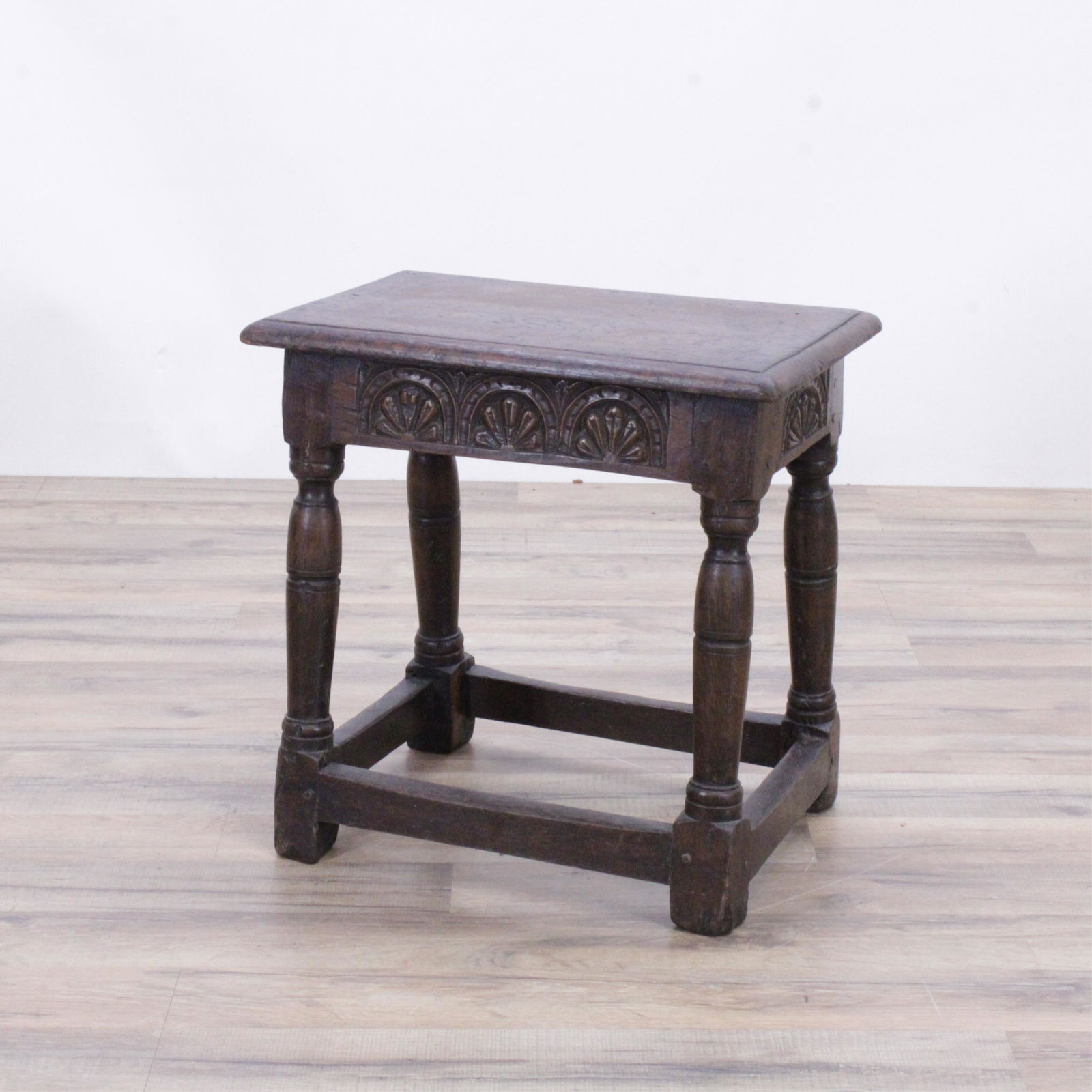 English Baroque Oak Joint Stool (1 of 5)