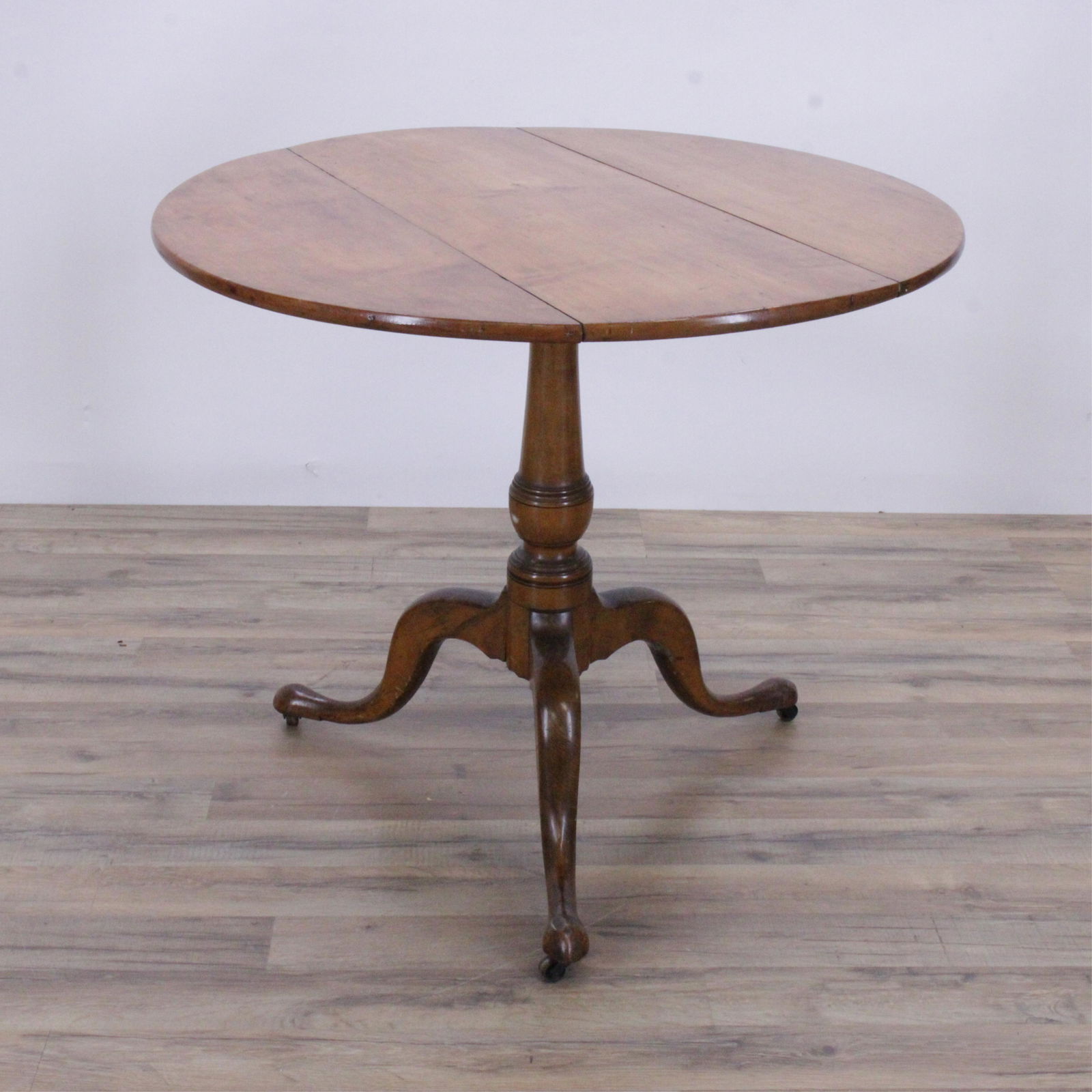 George III Fruitwood Tilt-Top Tray Table, 18th C. (1 of 4)