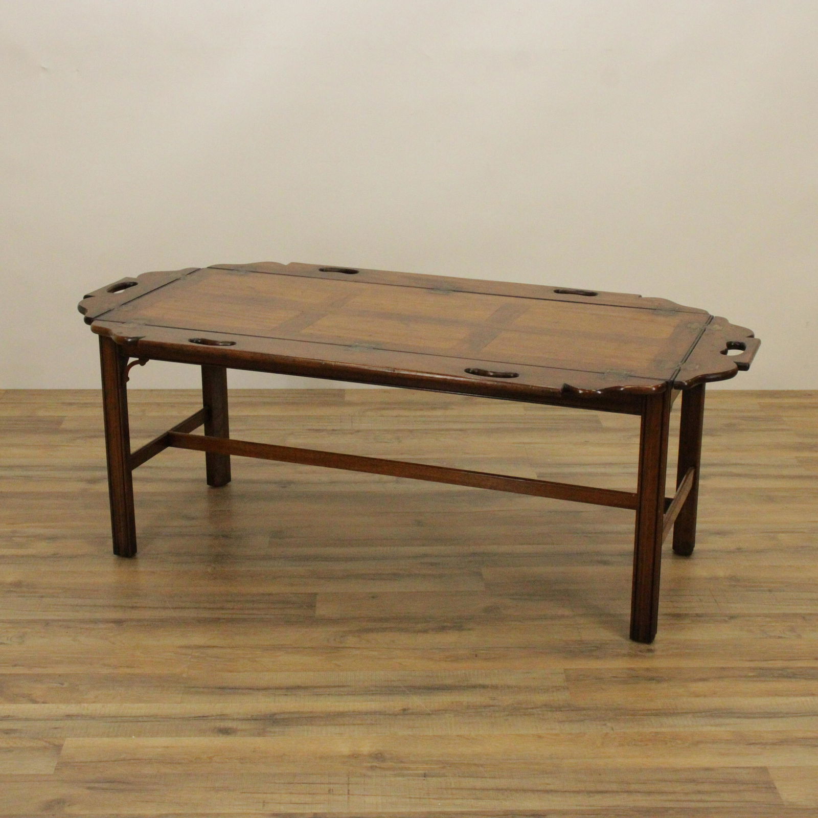 George III Style Mahogany Butler's Tray Table (1 of 5)