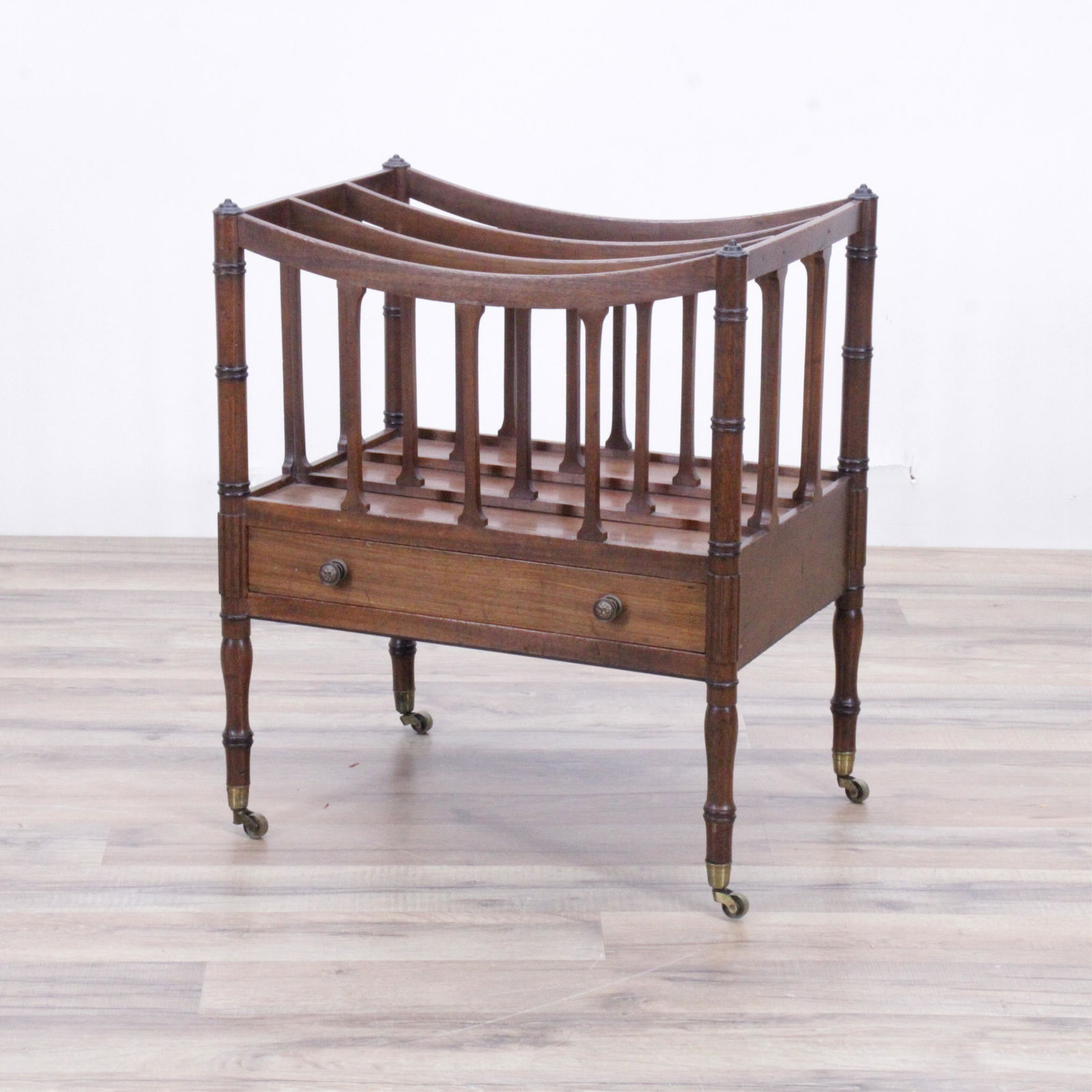 Regency Mahogany Canterbury, Early 19th C. (1 of 4)