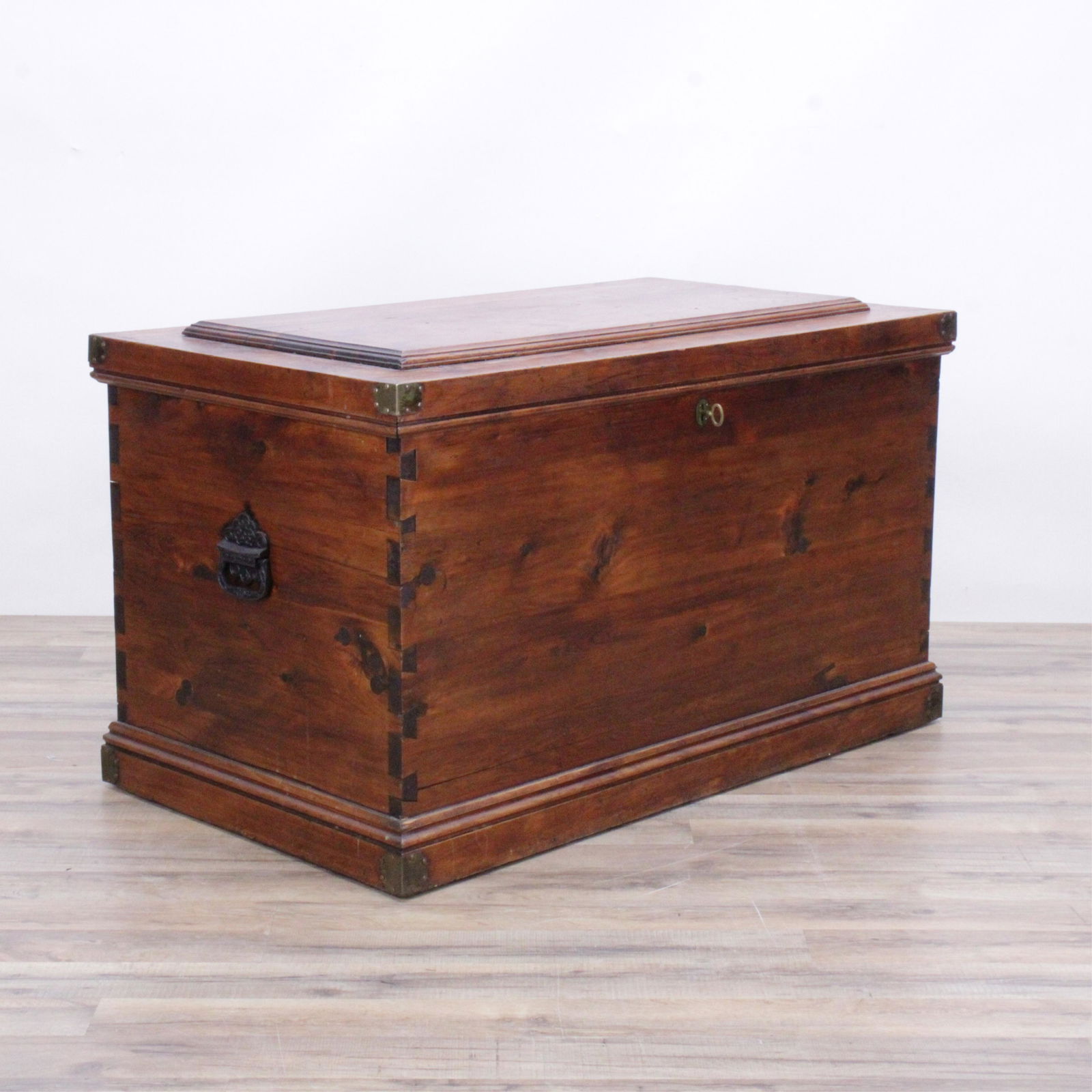 South American Cottage Cedar Blanket Chest, 19th C (1 of 5)