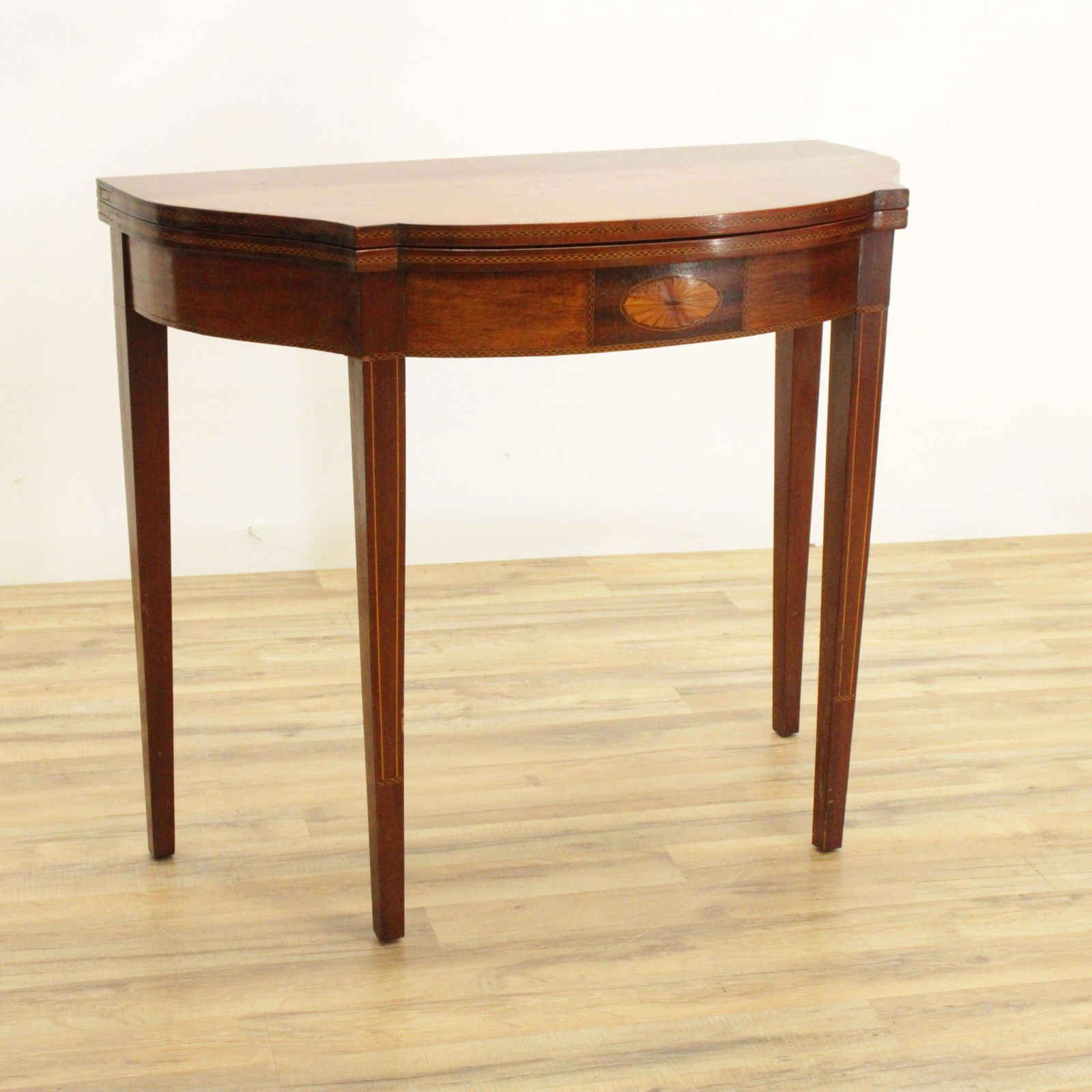 Federal Style Inlaid Mahogany Games Table (1 of 5)
