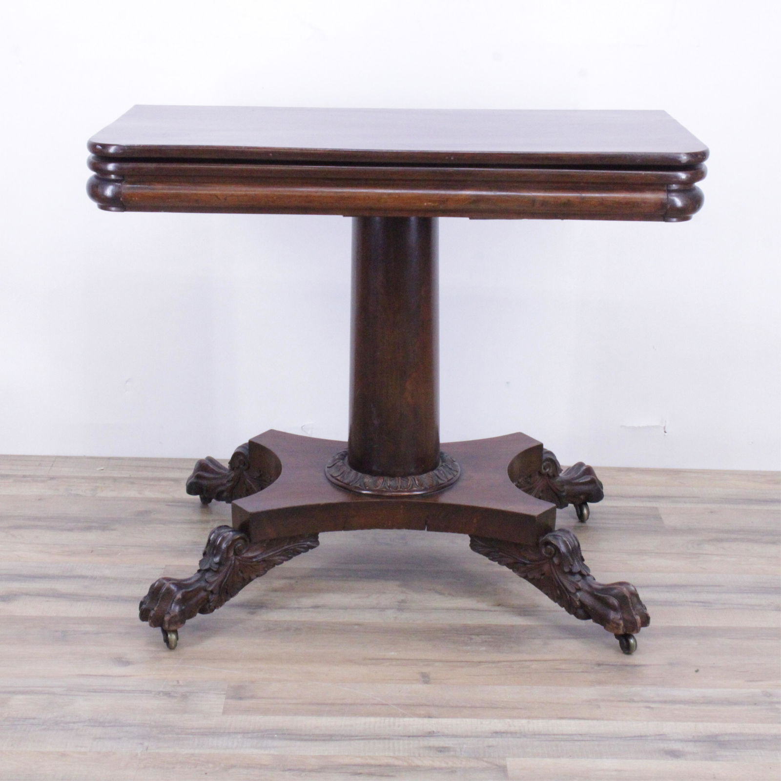 Classical Mahogany Games Table, 19th C. (1 of 9)
