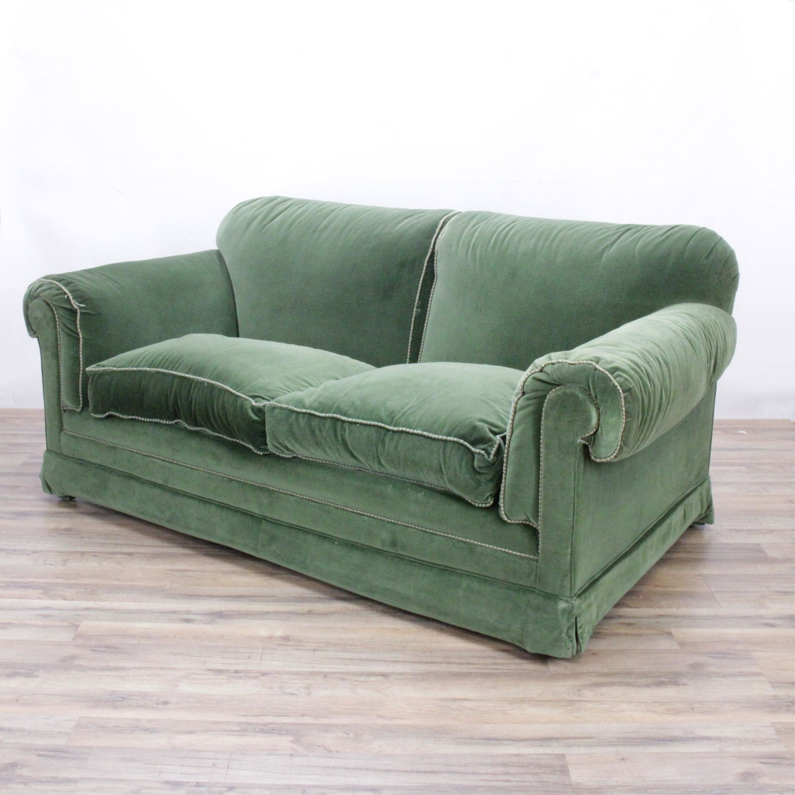 Victorian Style Upholstered Loveseat (1 of 7)