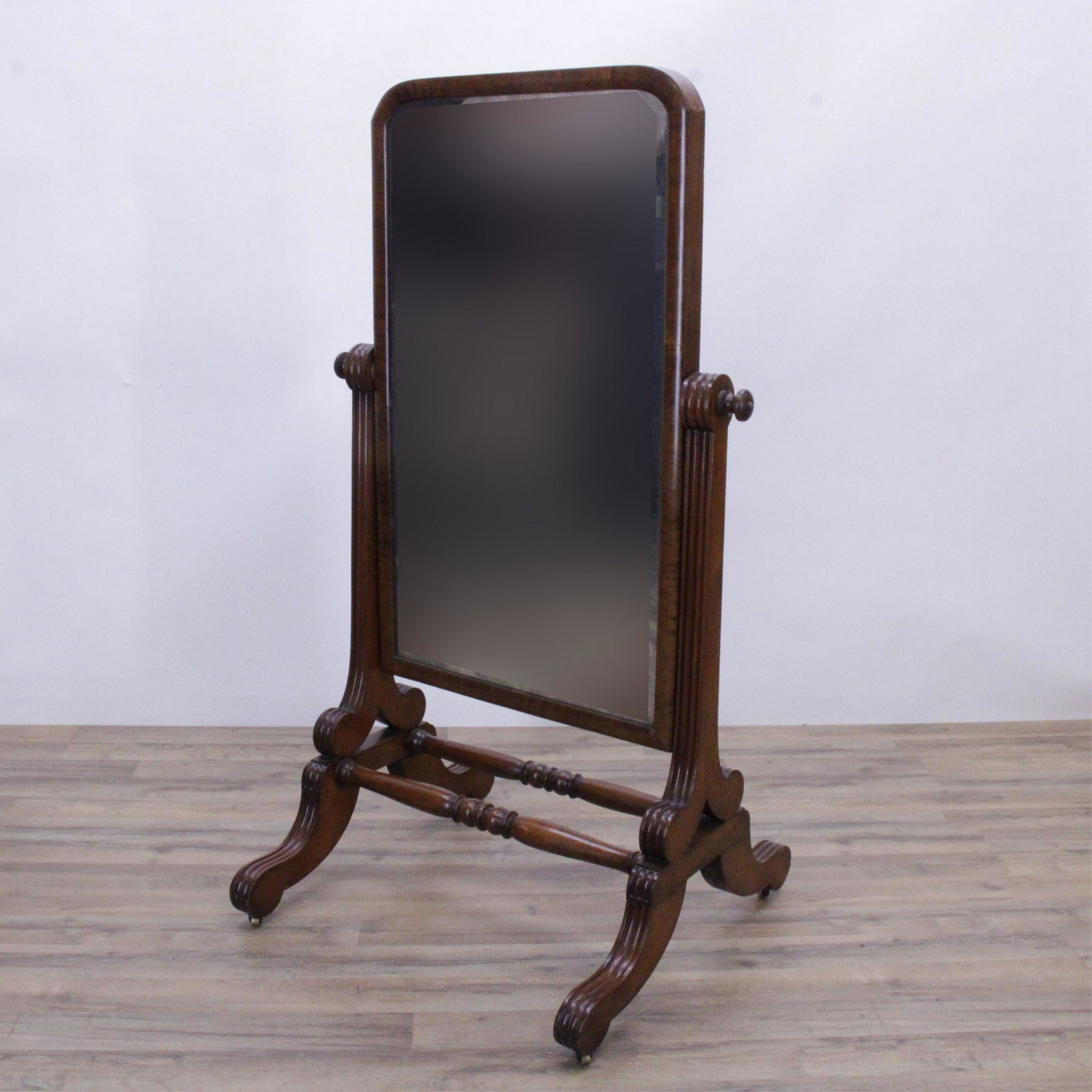 Victorian Mahogany Cheval Mirror, circa 1850 (1 of 5)