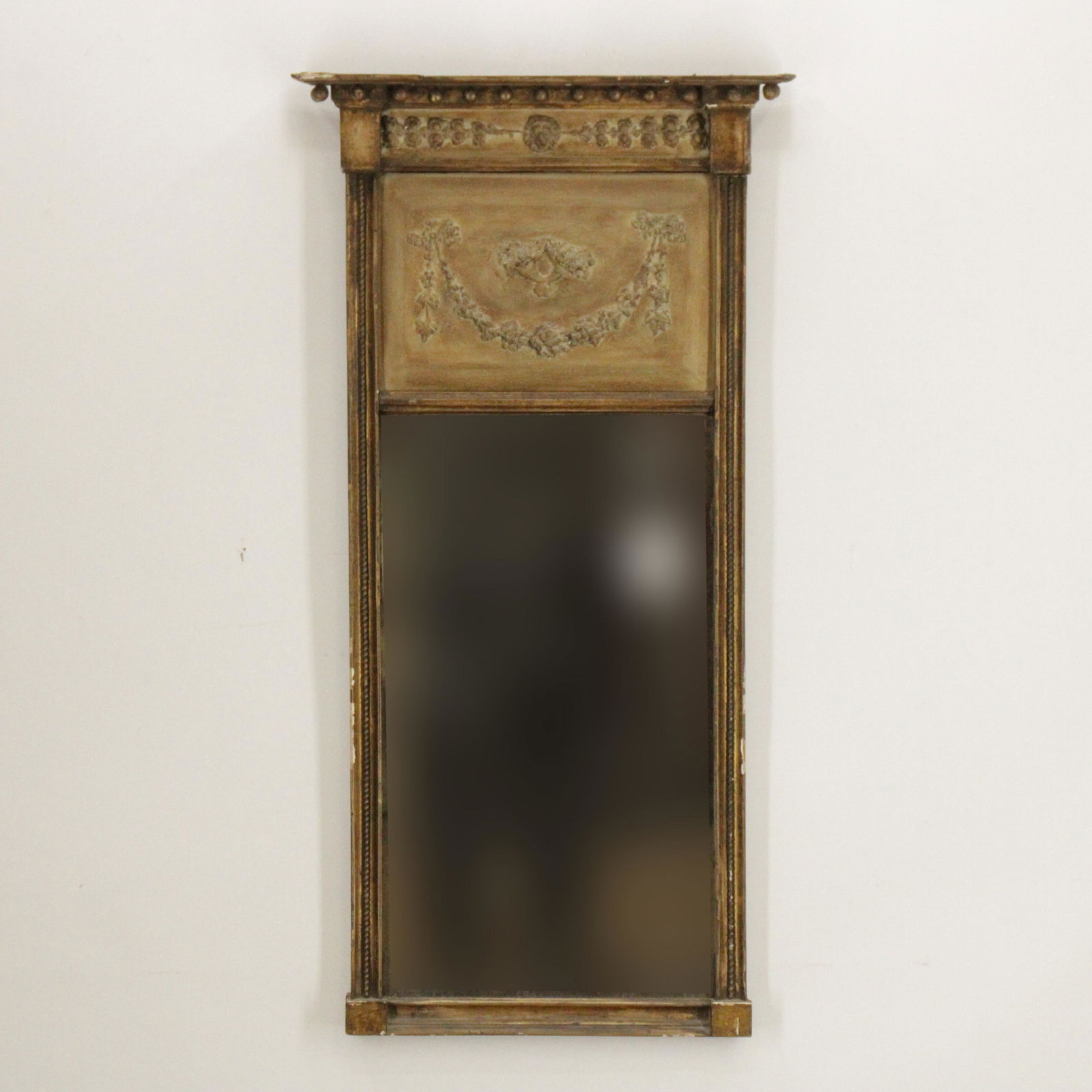 Federal Gilt Wood Painted Pier Mirror (1 of 4)