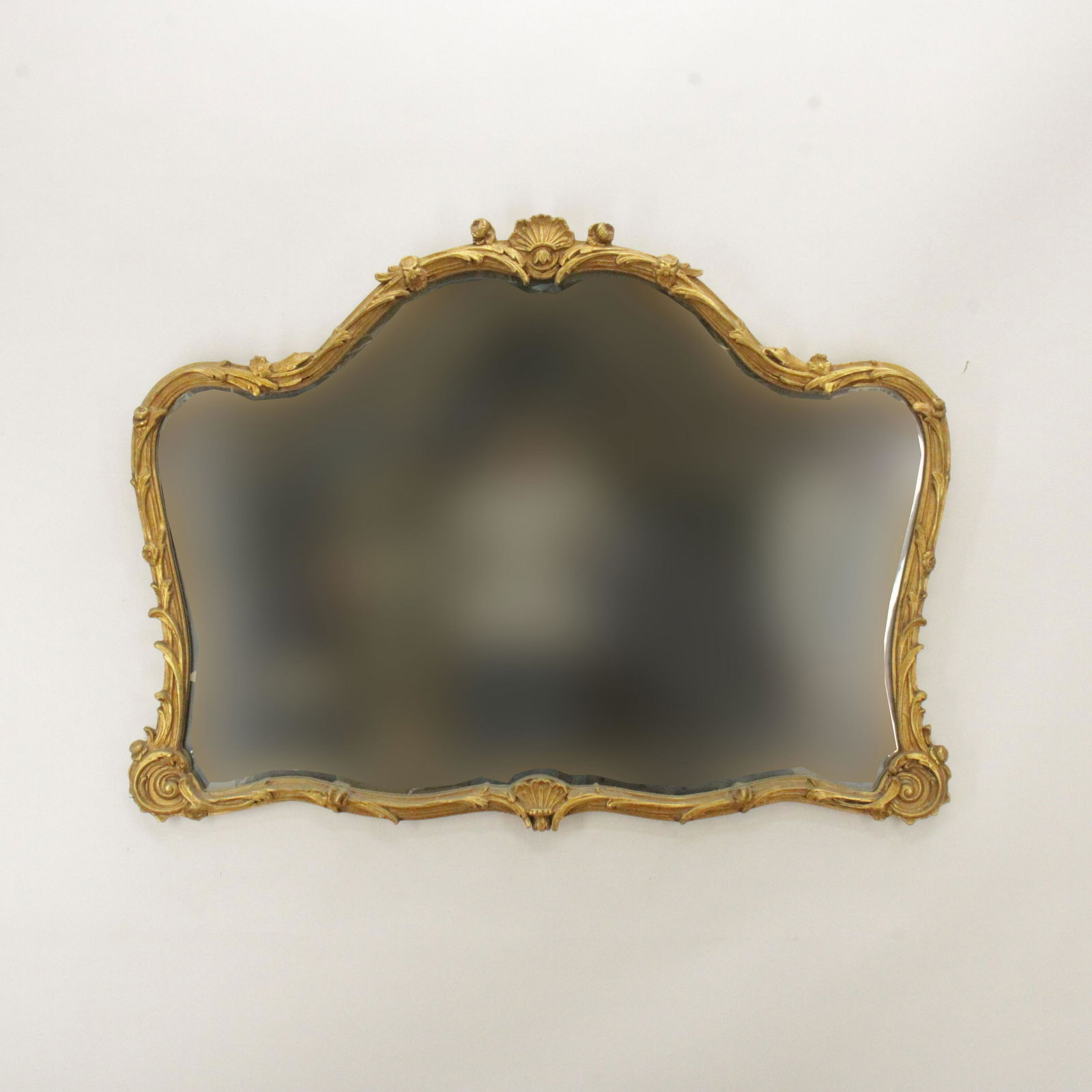 Rococo Style Gilt & Composition Overmantel Mirror (1 of 4)
