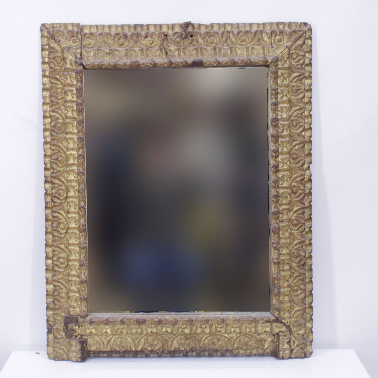 Continental Baroque Style Giltwood Mirror (1 of 3)