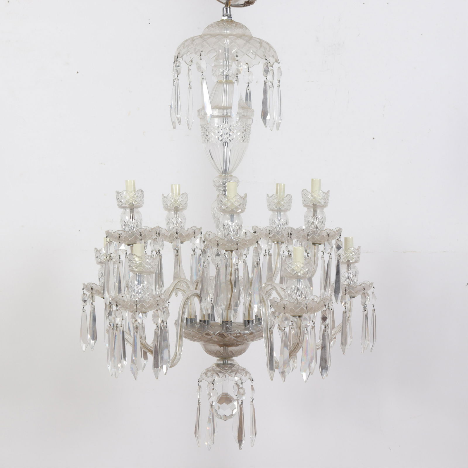 Waterford Crystal Chandelier & Pair Wall Sconces (1 of 19)
