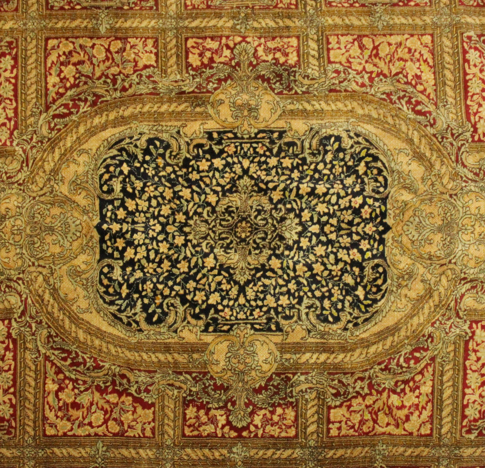 Kirman Style Wool Carpet 12 x 15-6 (1 of 8)