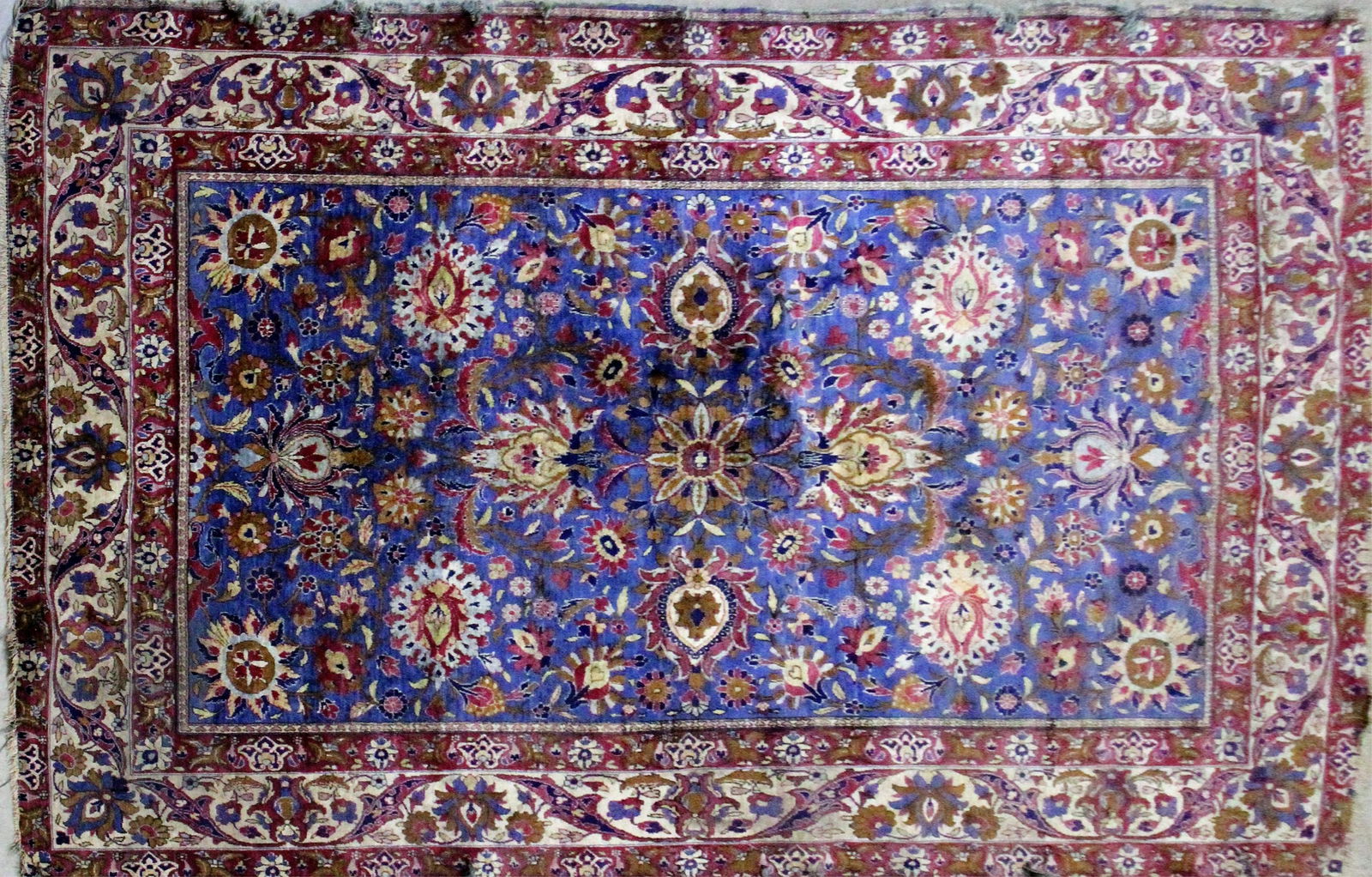 Kashan Silk Rug, c.1920 - 4-2 x 6-4 (1 of 6)