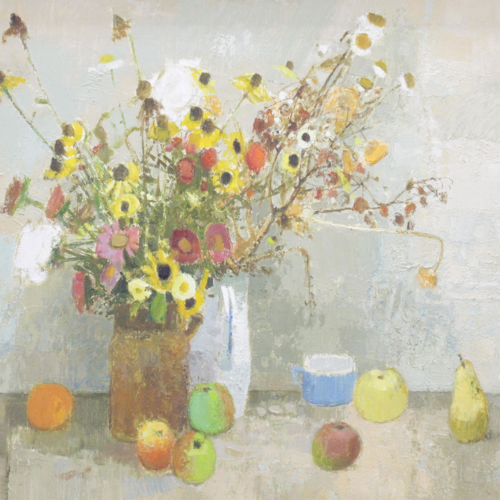 Gerard Passet (Fr.1936-2013) "Fleurs Et Fruit" O/C (1 of 8)