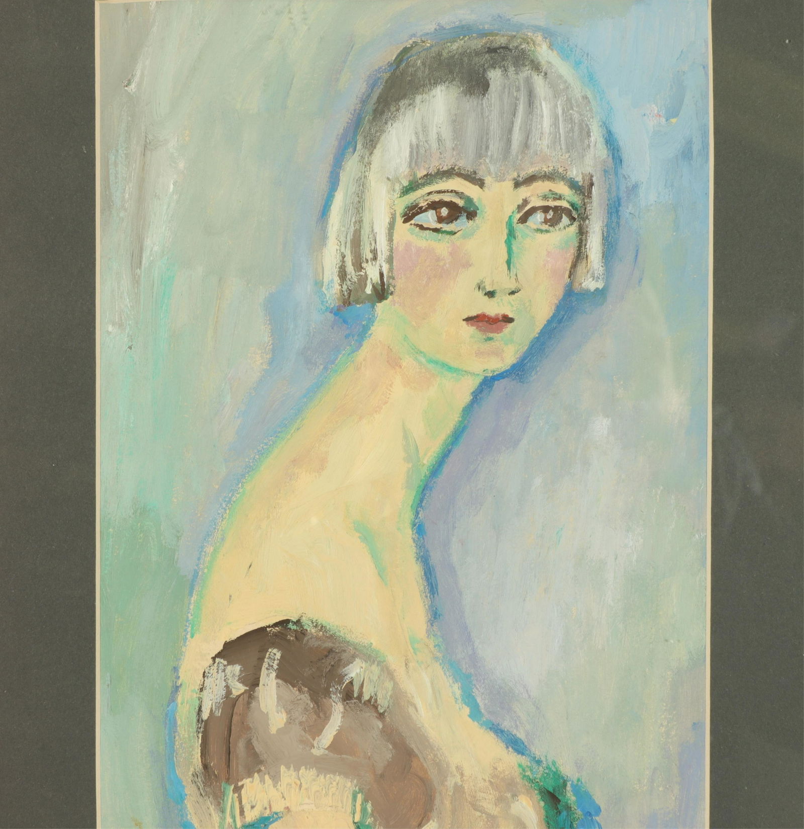 Unknown Artist - Portrait  - signed CASSIGNUEL (1 of 3)