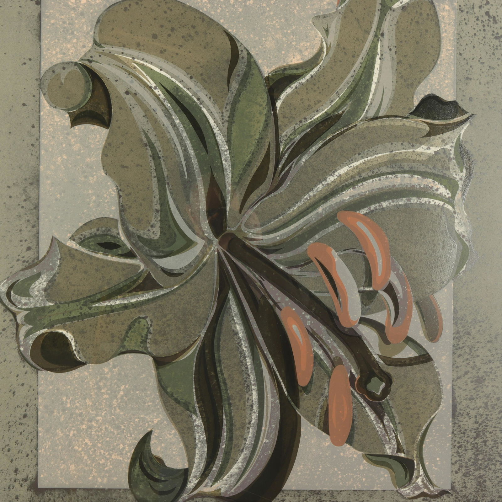 Lowell Nesbitt - Grey Iris (1 of 5)